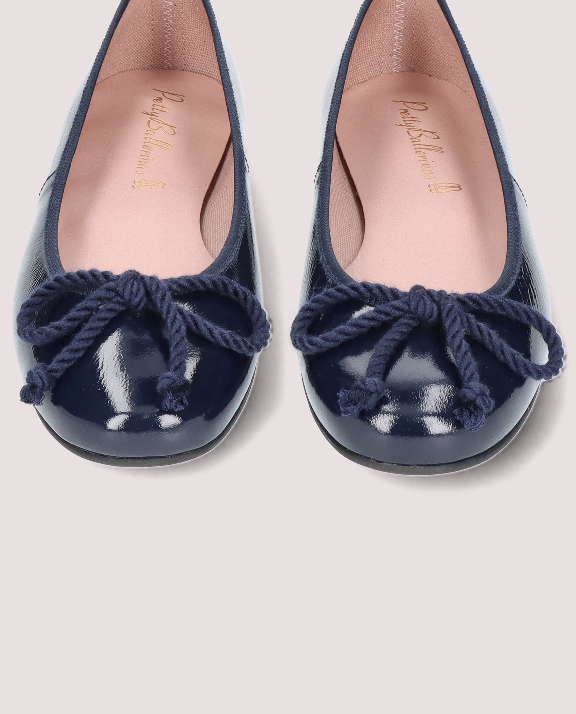 Rosario Rojos Patent Leather Ballet Flats