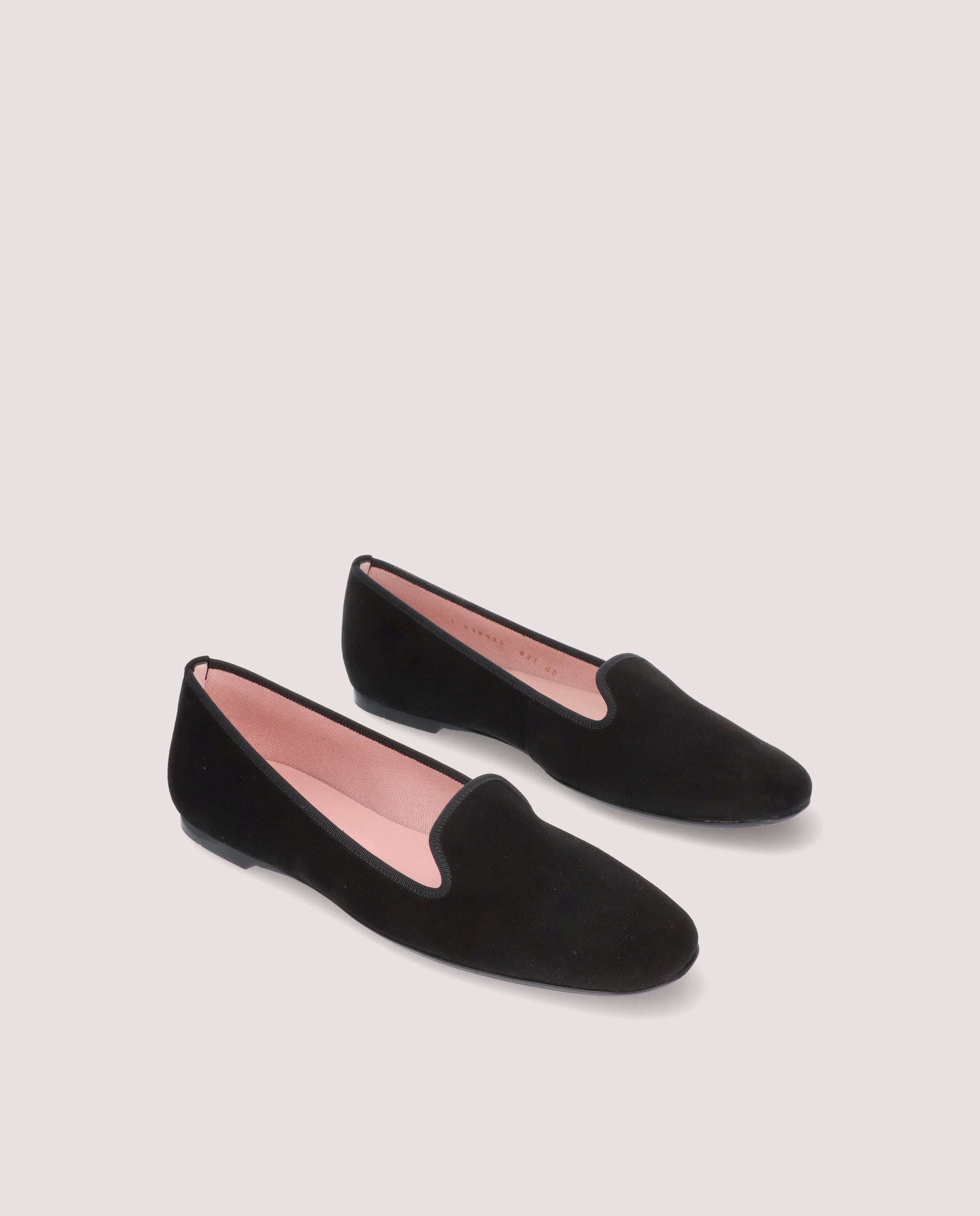 Faye Black Suede Loafers