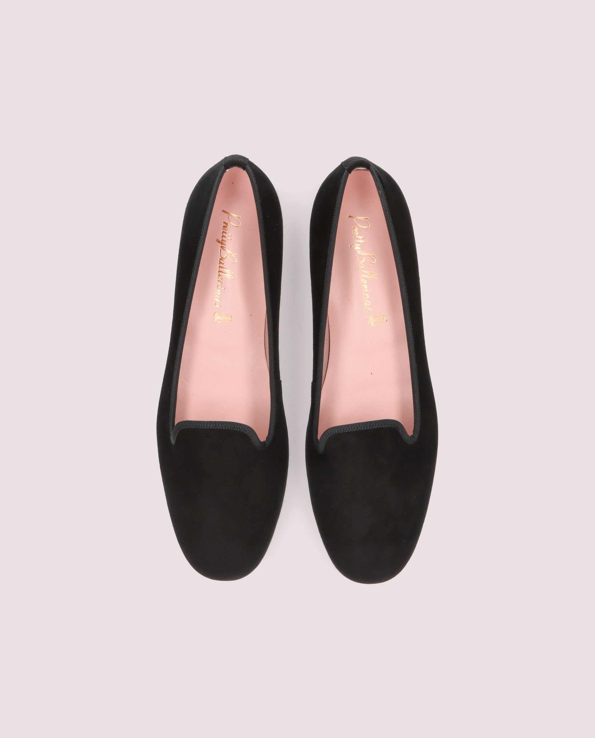 Faye Black Suede Loafers