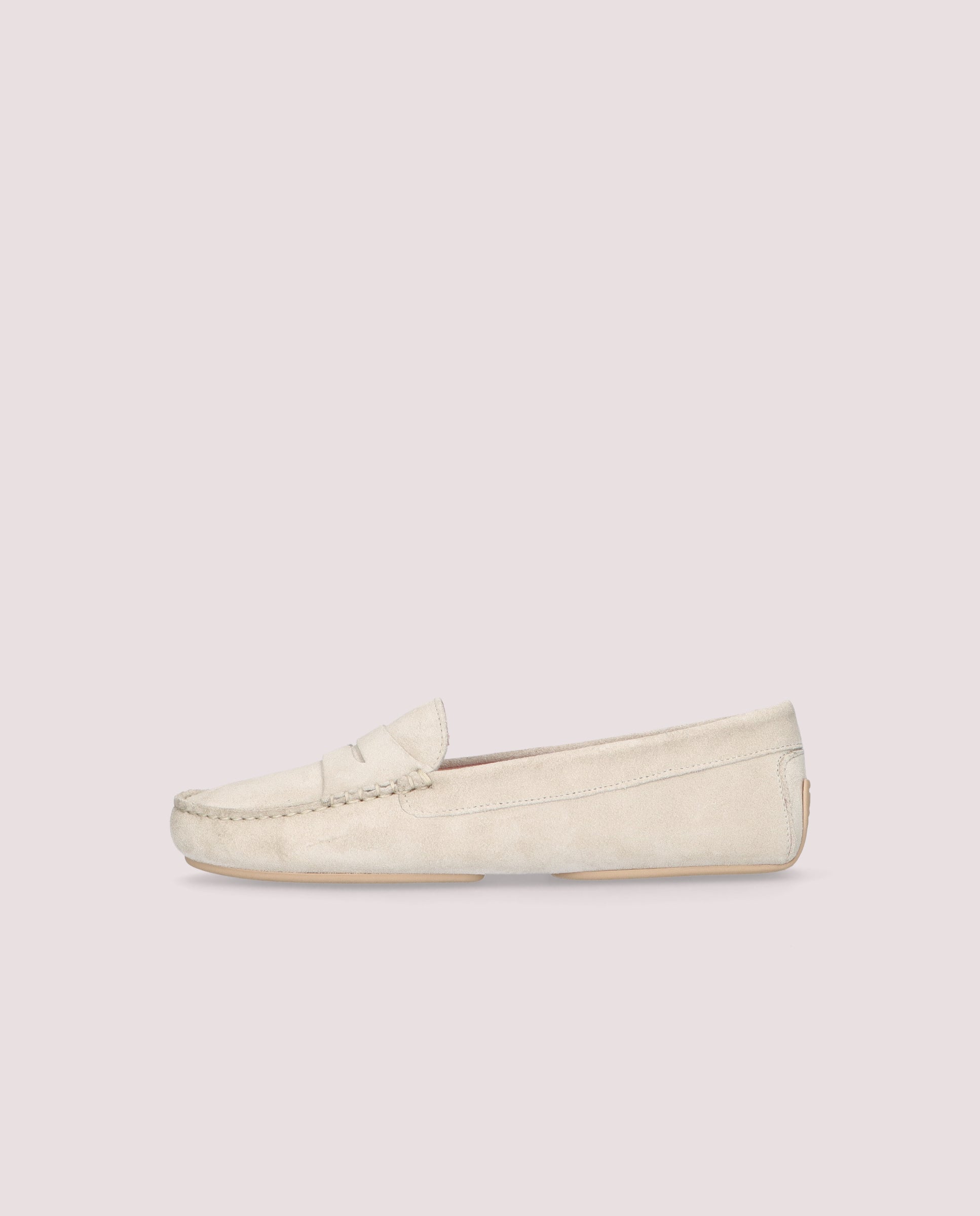 Josephine Gray Suede Loafers
