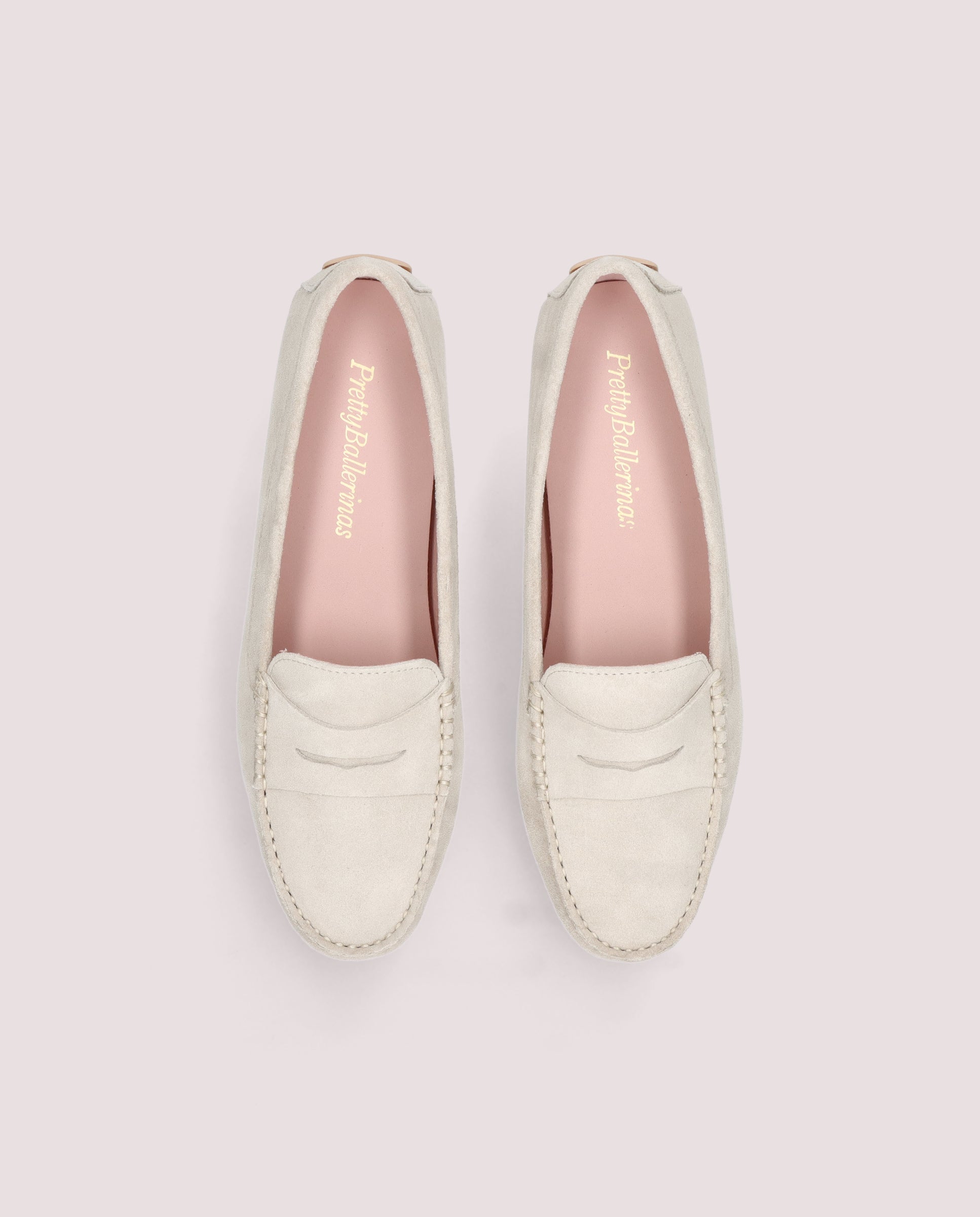 Josephine Gray Suede Loafers