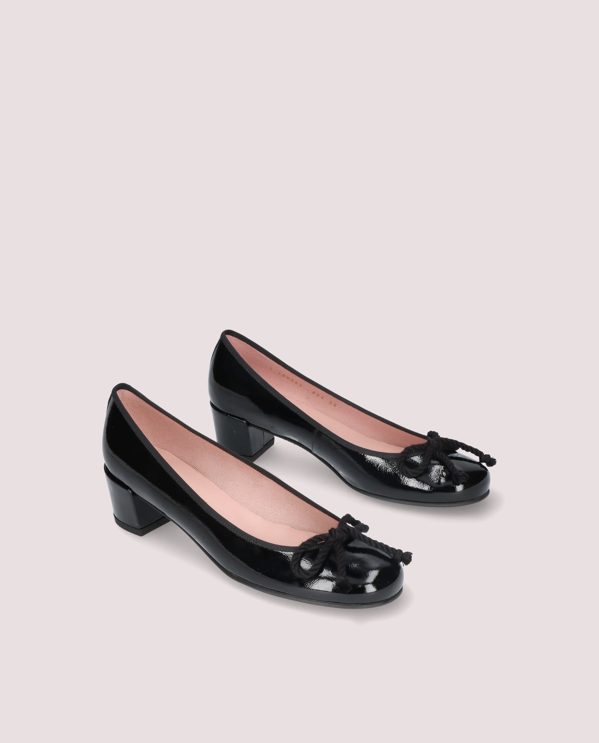 Joanna Negros Patent Leather Ballet Flats