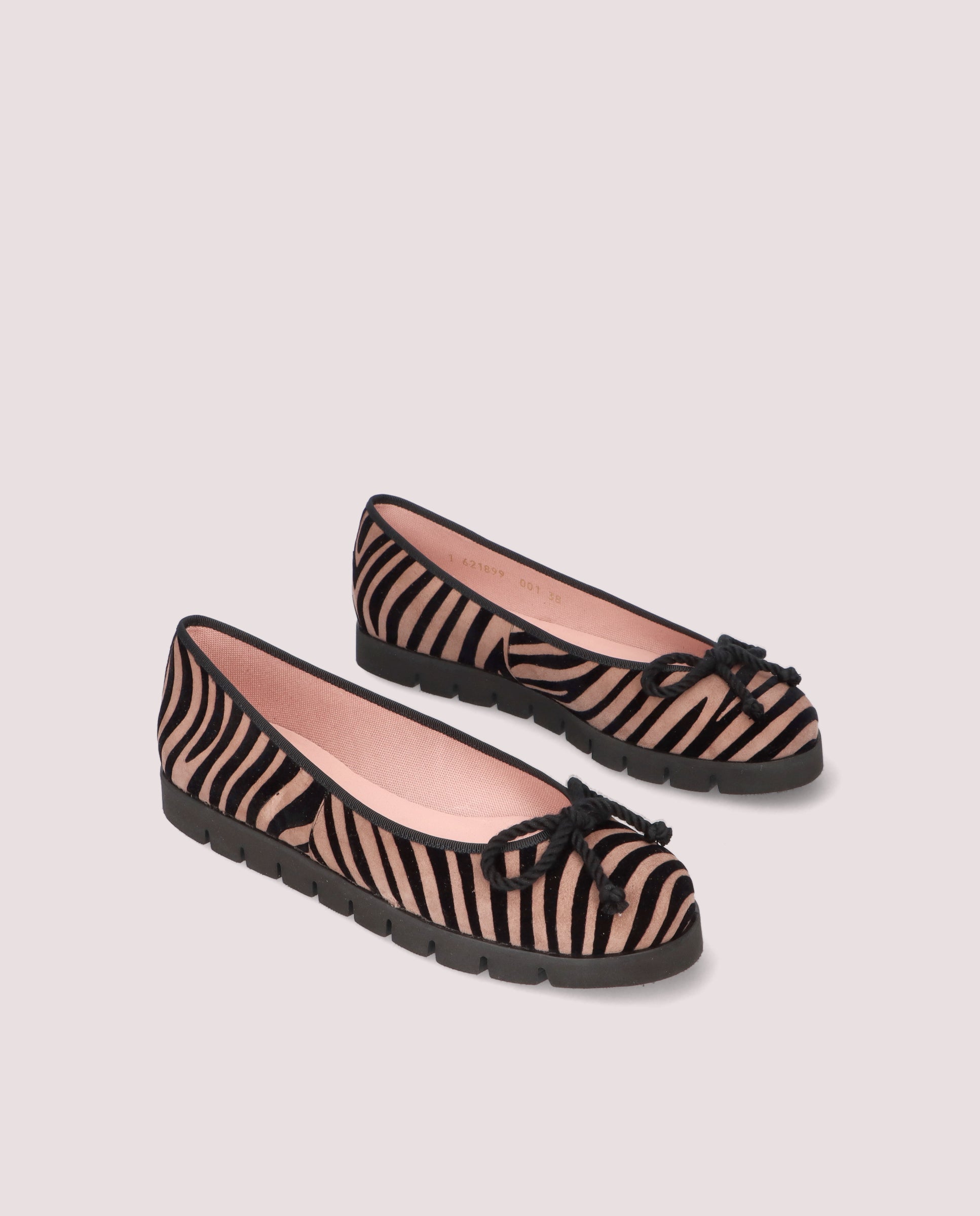 Rosario Animal Print Suede Ballet Flats