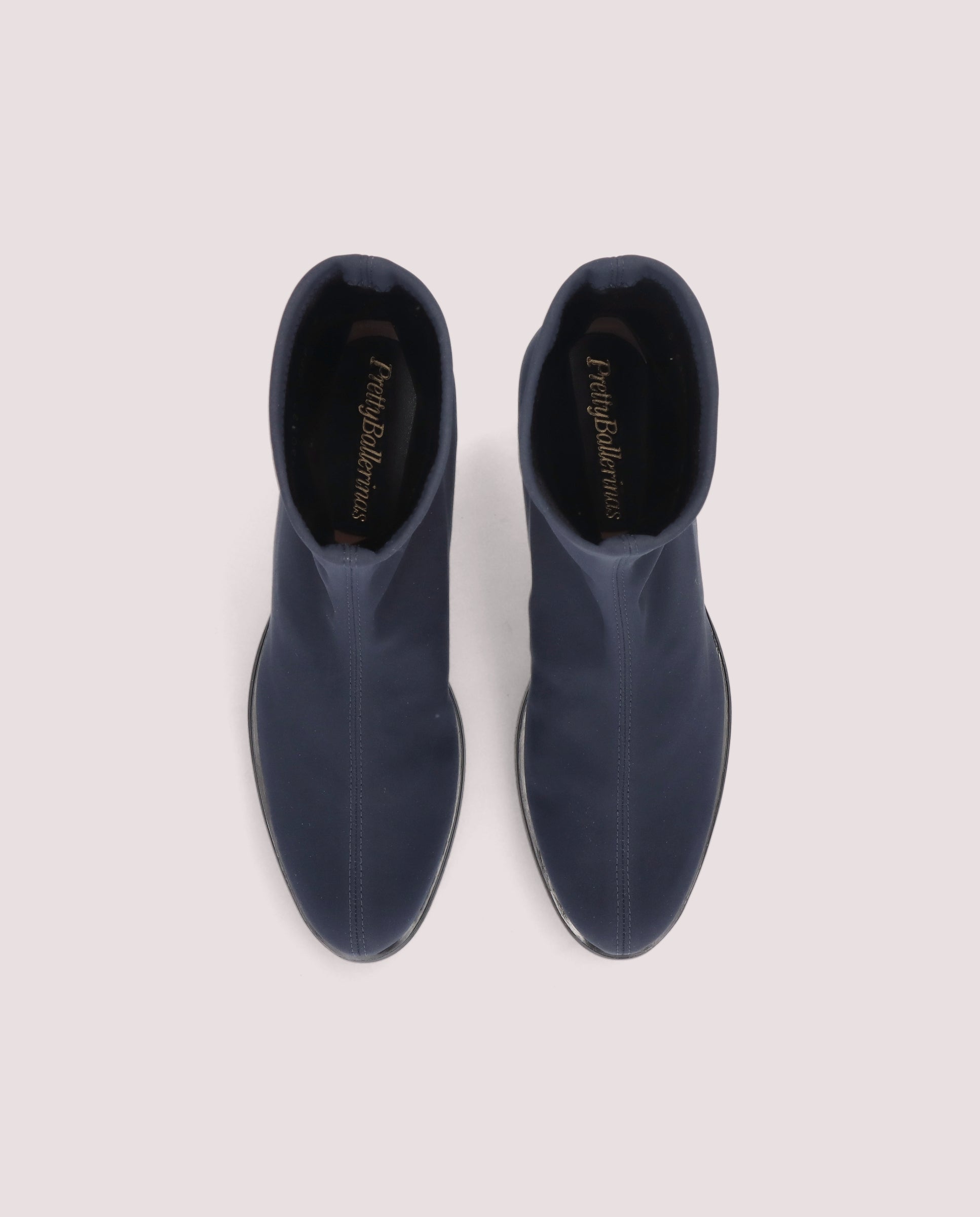 Pat Blue Woven Ankle Boots