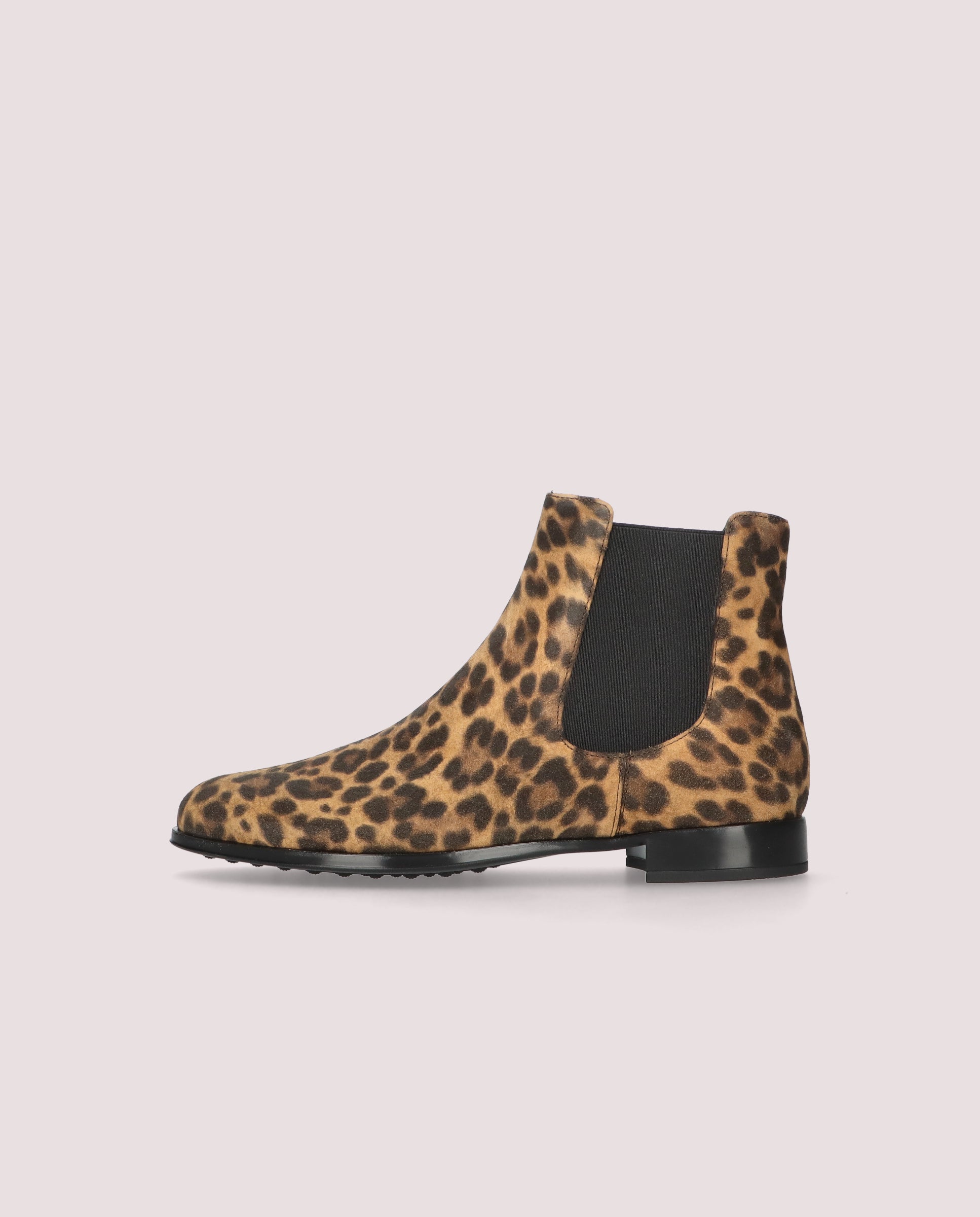 Pat Animal Print Suede Ankle Boots