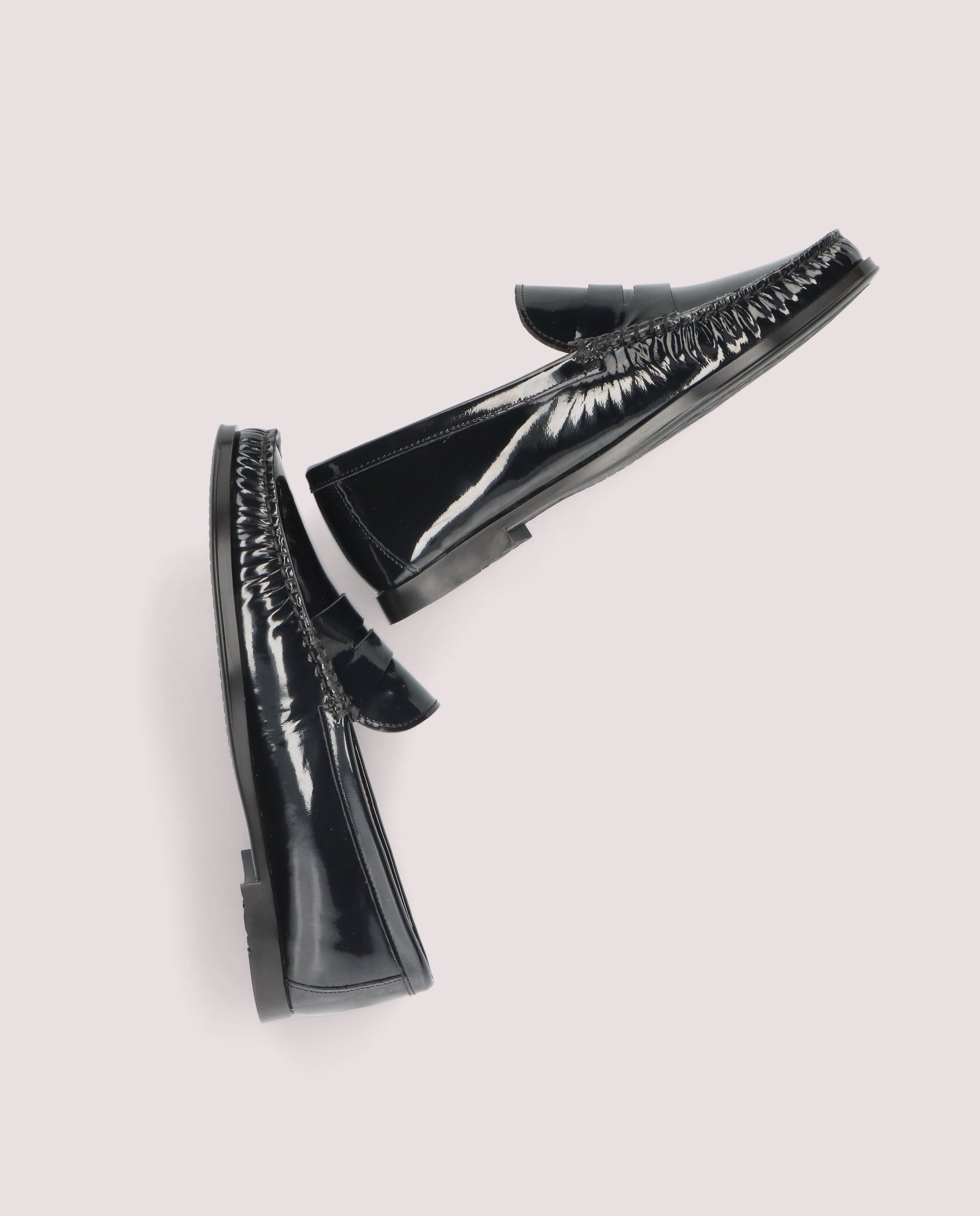 Josephine Black Patent Leather Loafers