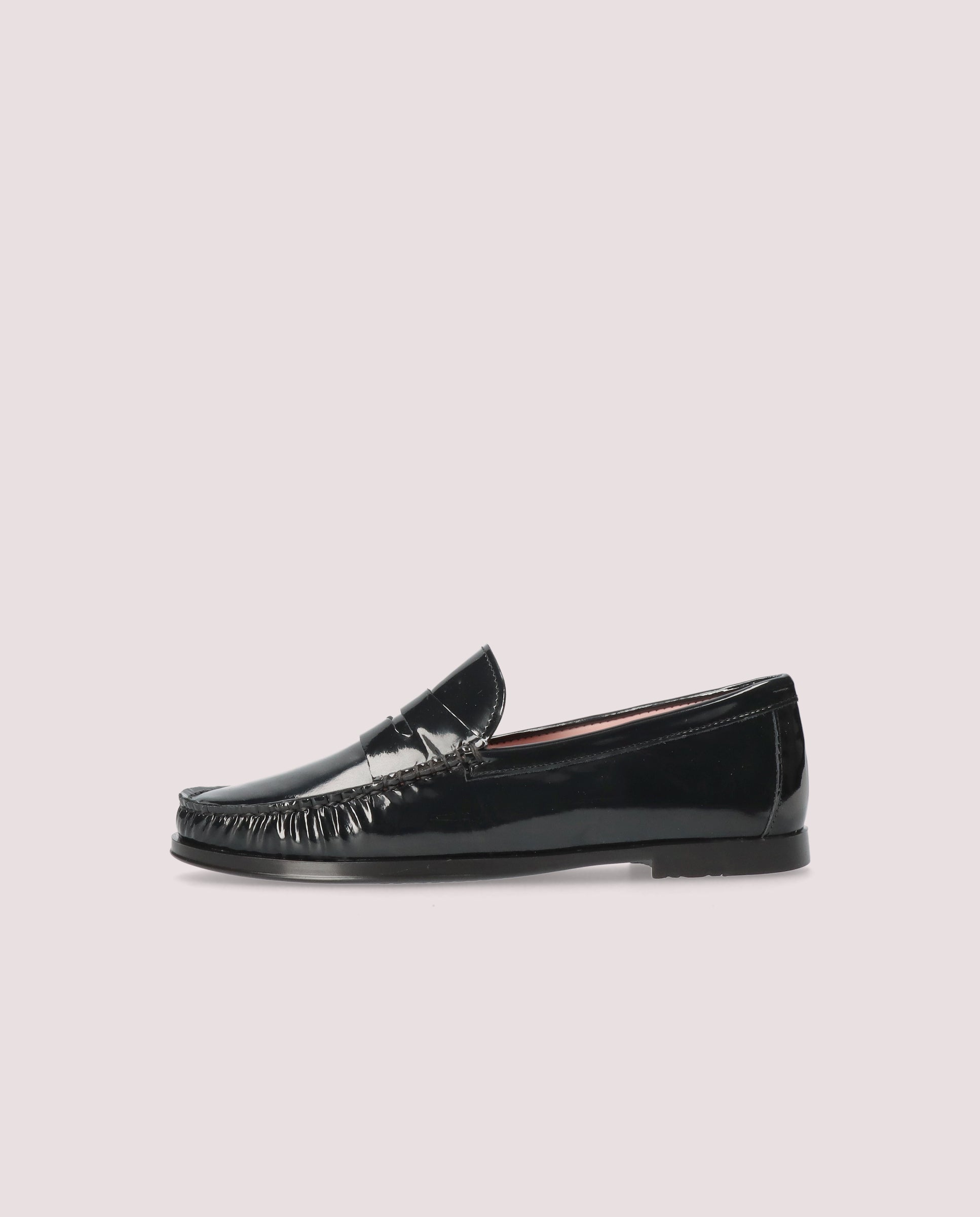 Josephine Black Patent Leather Loafers