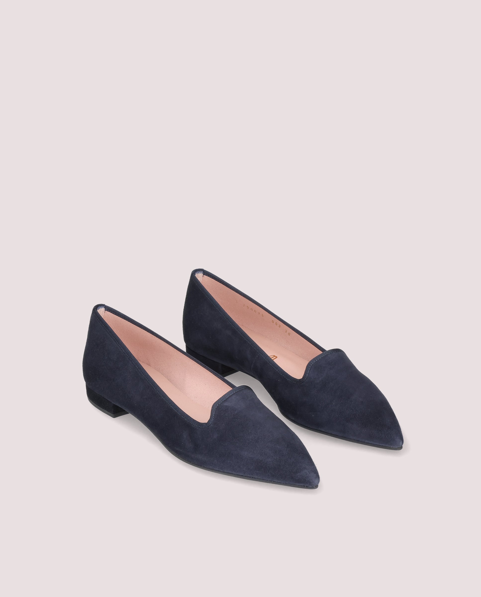 Clementine Blue Suede Loafers