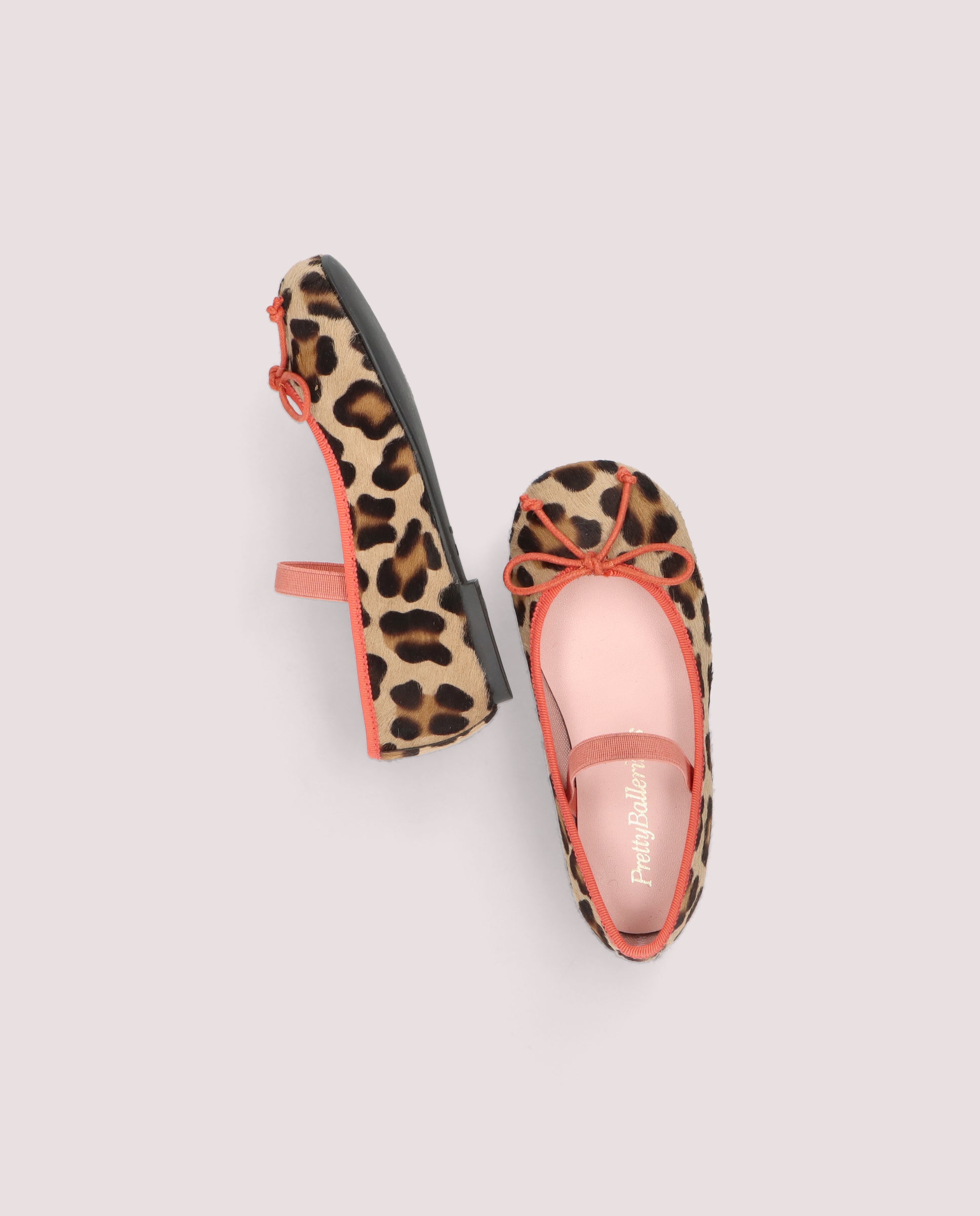 Hannah Animal Print Pony Ballerinas