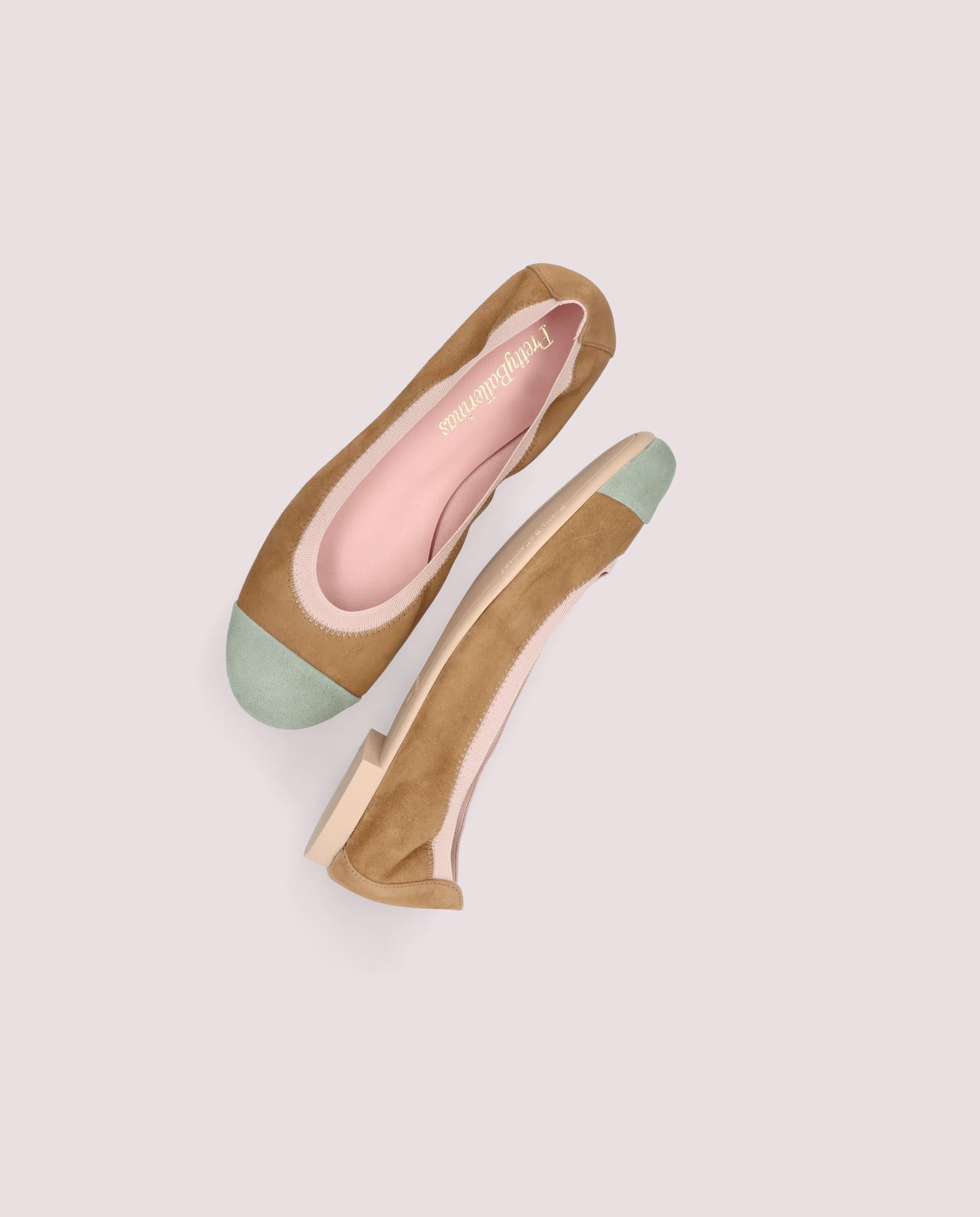 Shirley Multicolor Suede Ballerinas