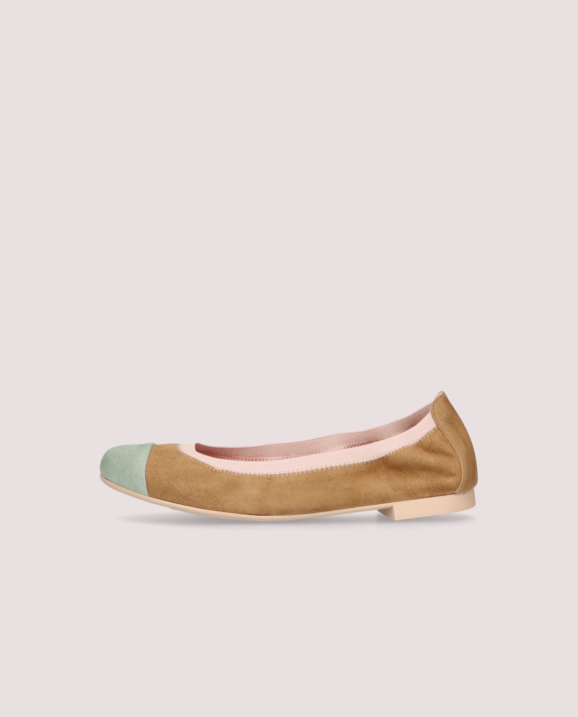 Shirley Multicolor Suede Ballerinas