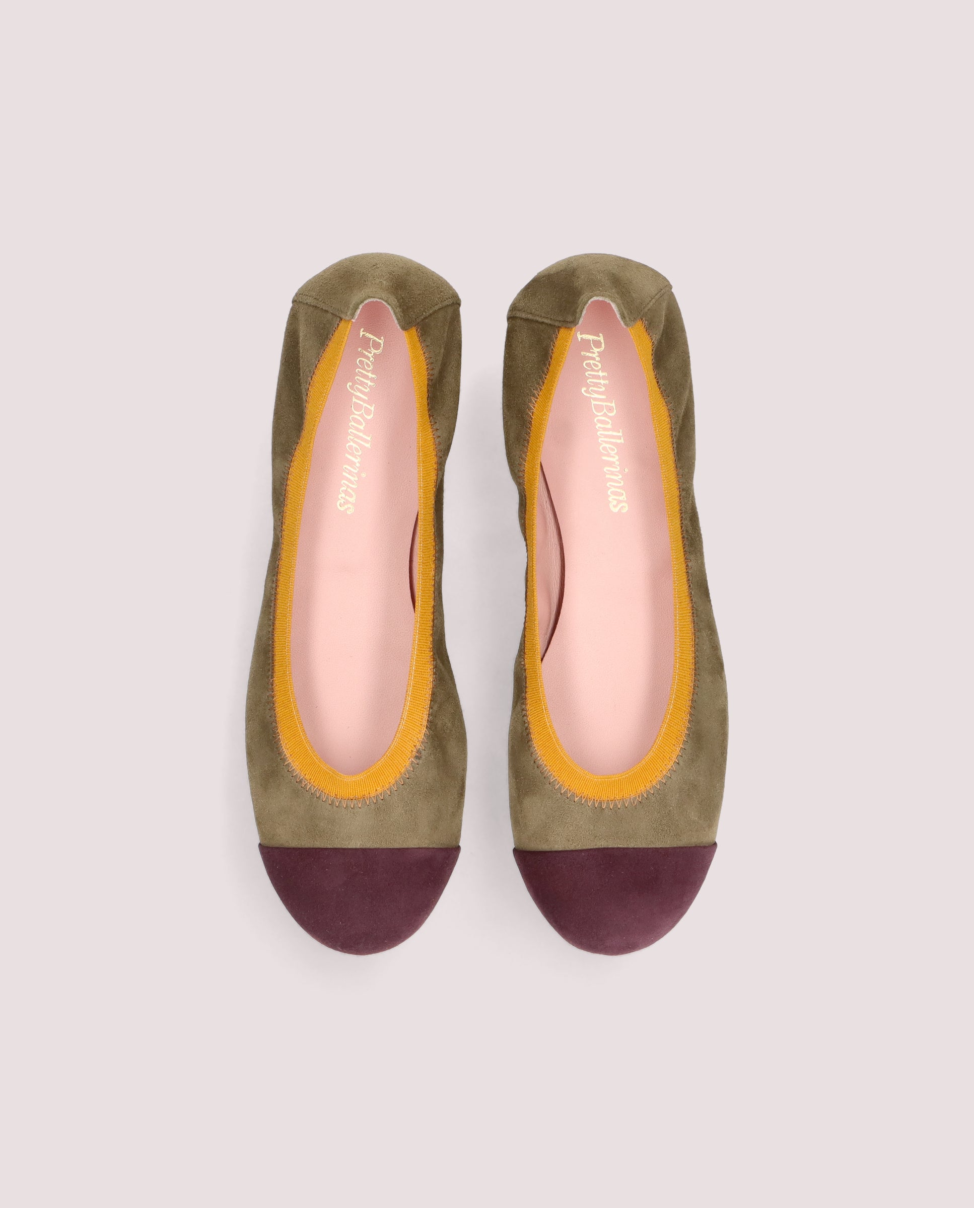Shirley Multicolor Suede Ballerinas