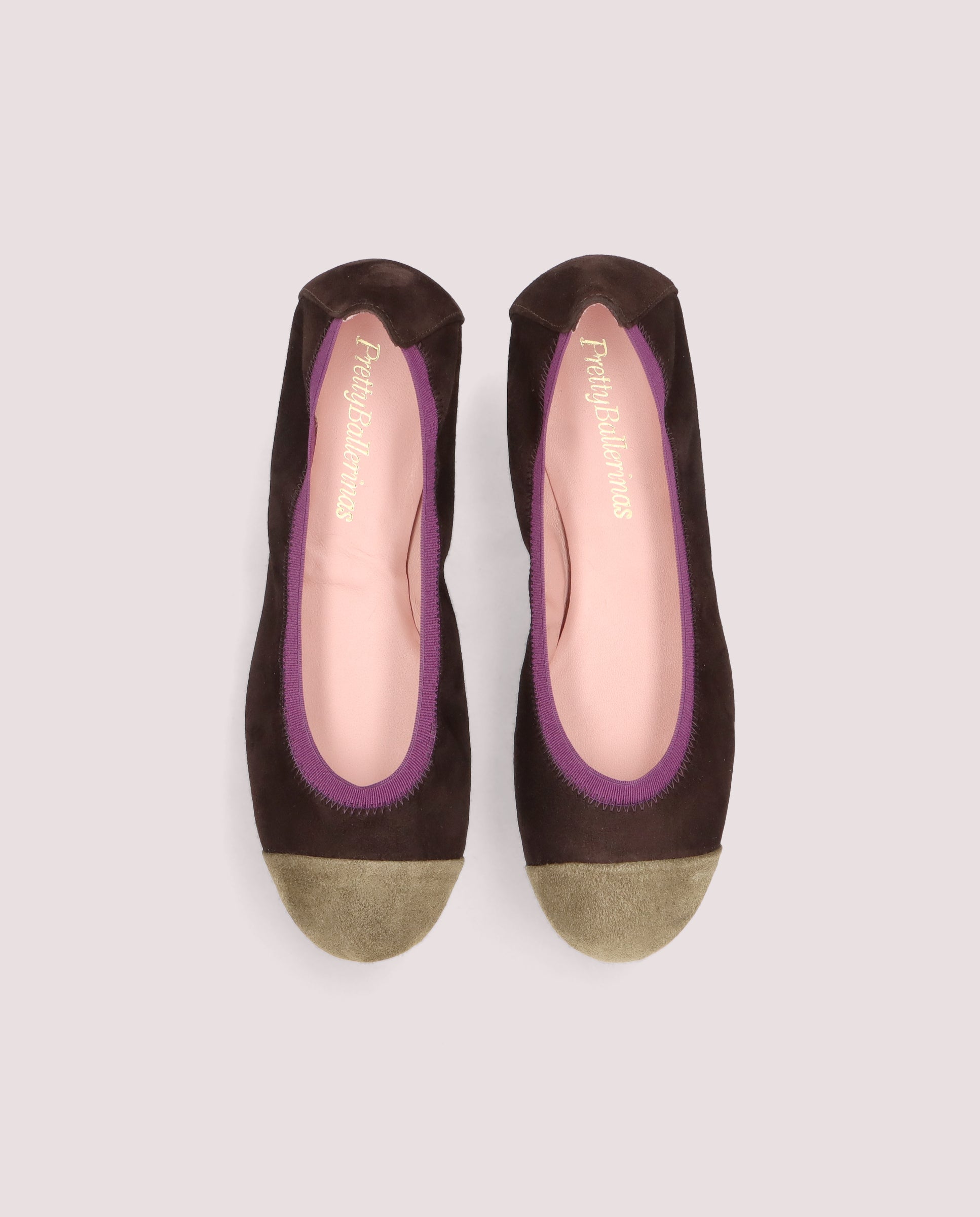Shirley Multicolor Suede Ballerinas