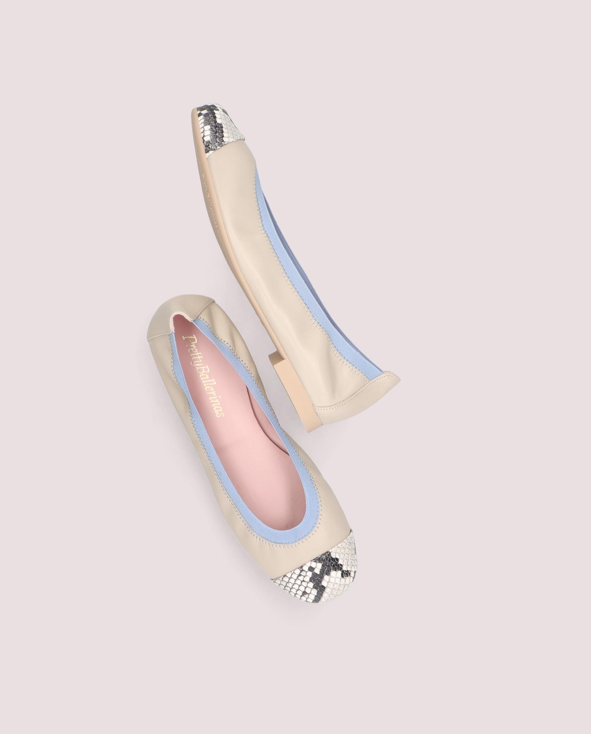 Shirley Blancos Leather Ballerinas