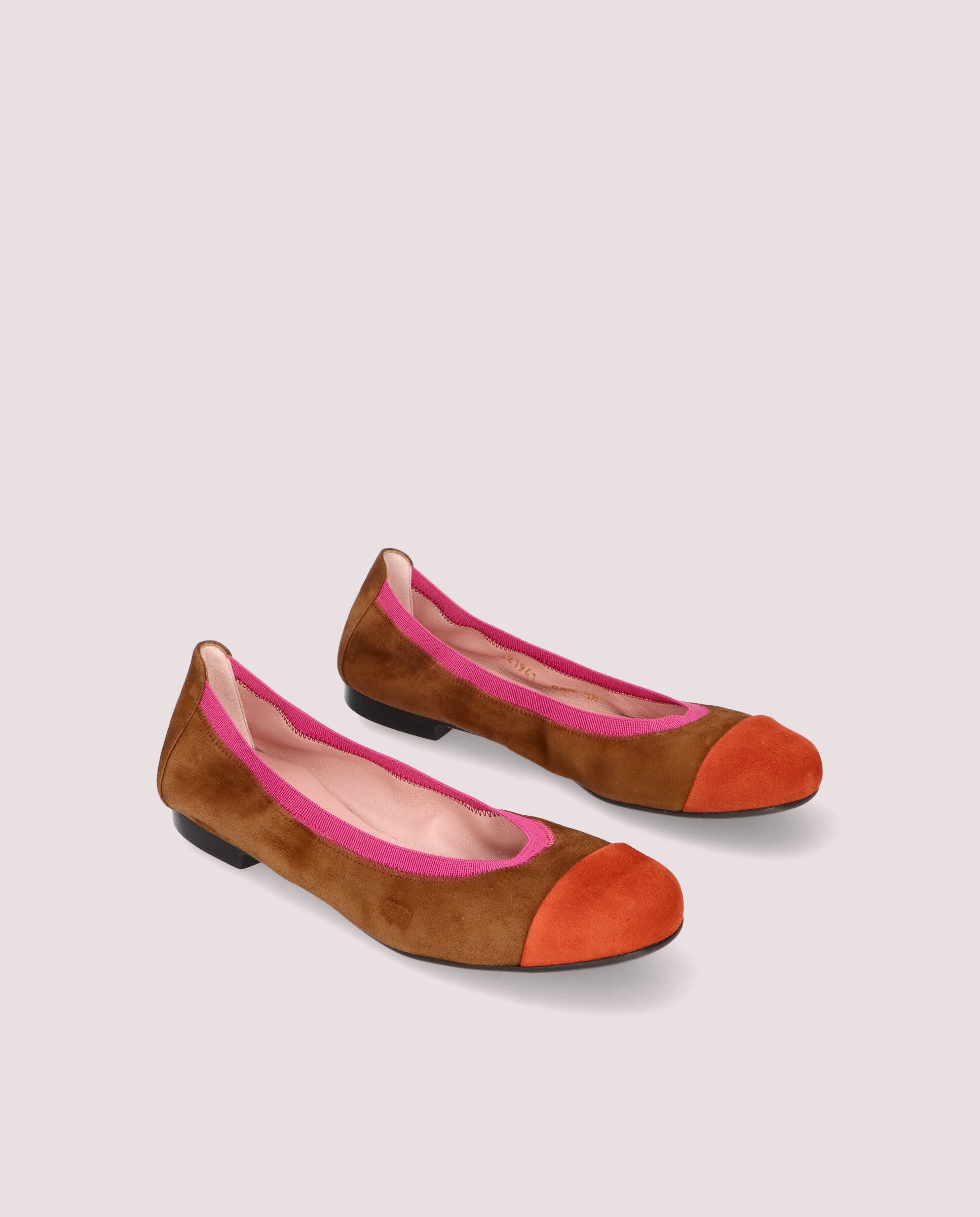 Shirley Multicolor Suede Ballerinas