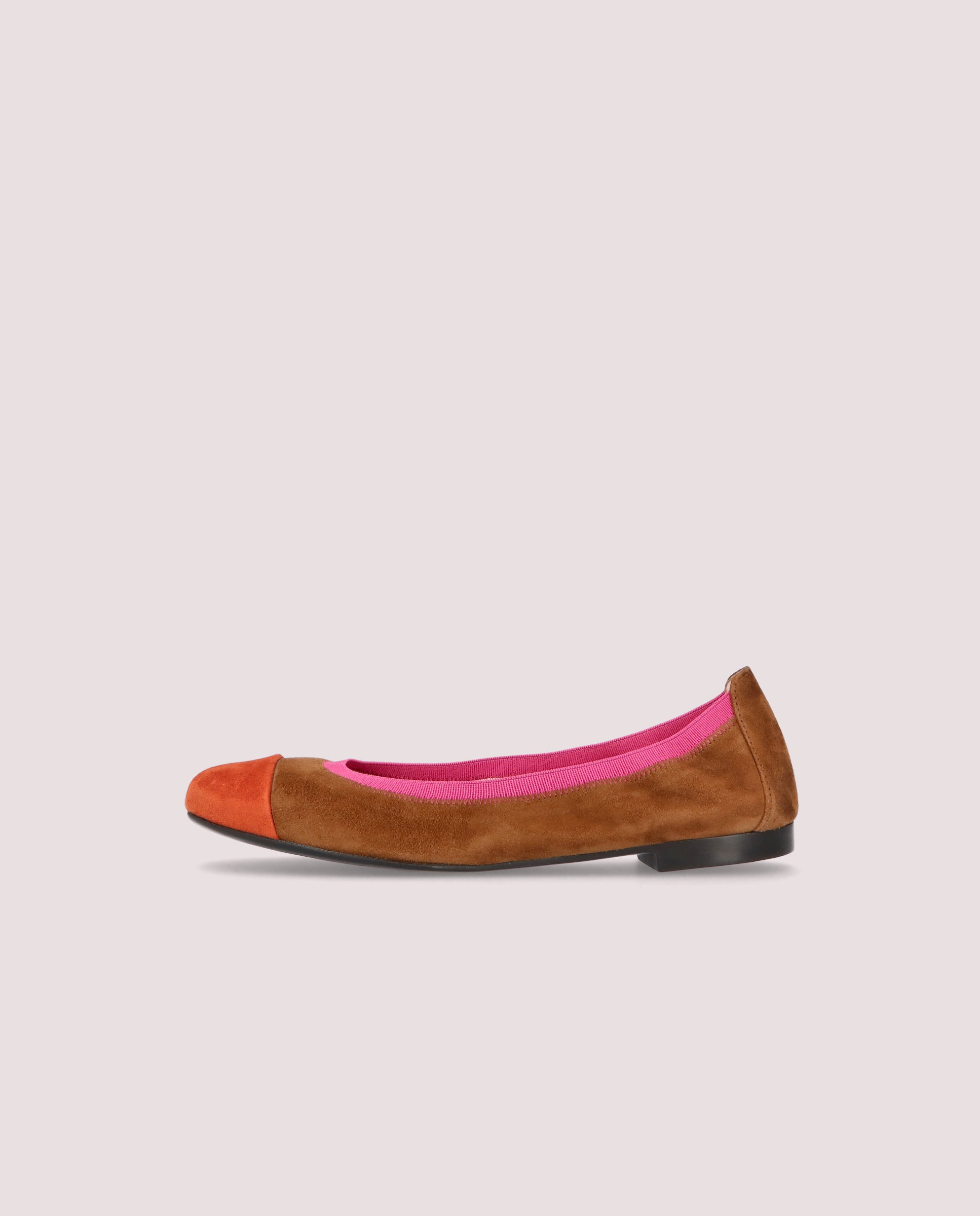 Shirley Multicolor Suede Ballerinas