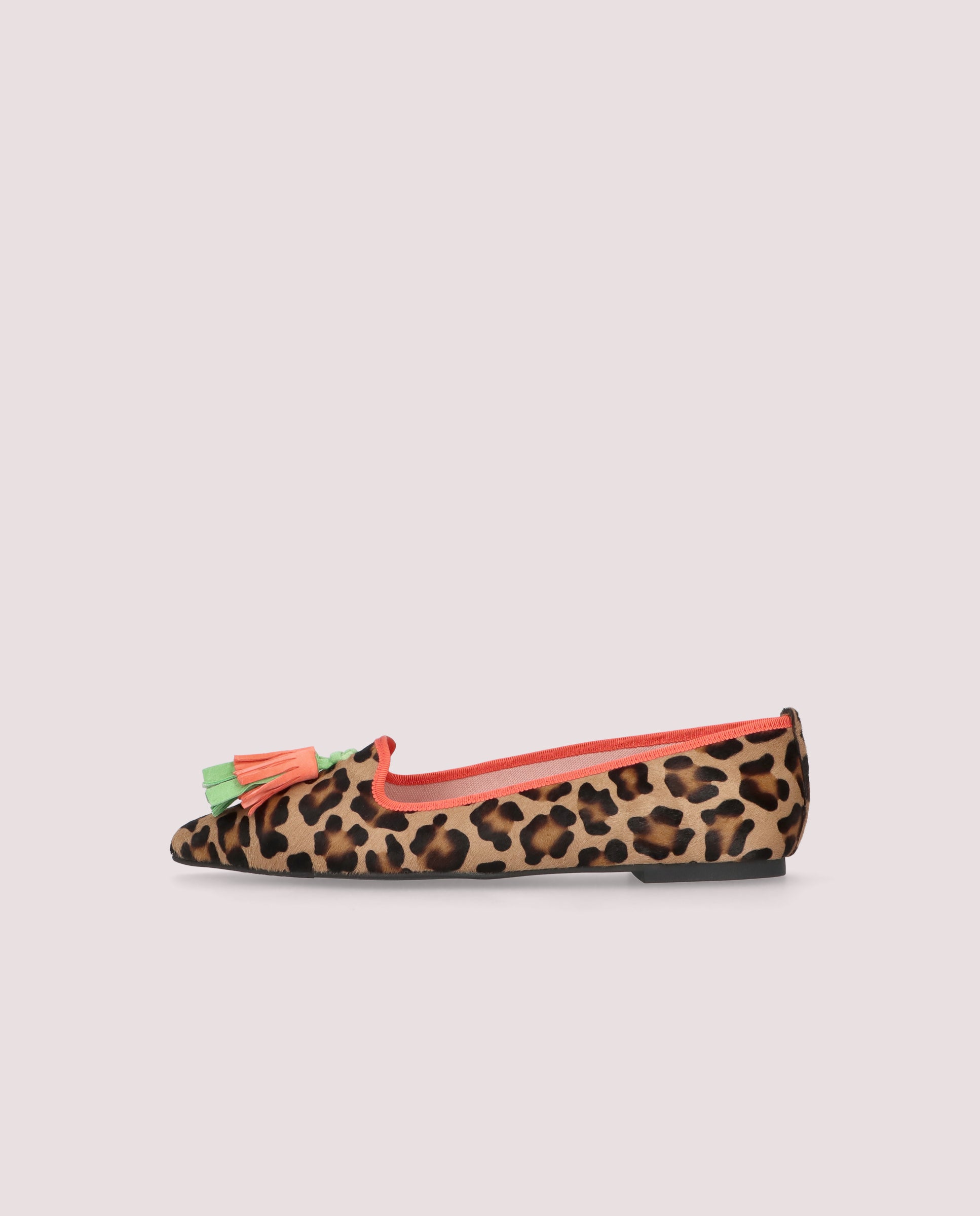 Ella Animal Print Pony Loafers
