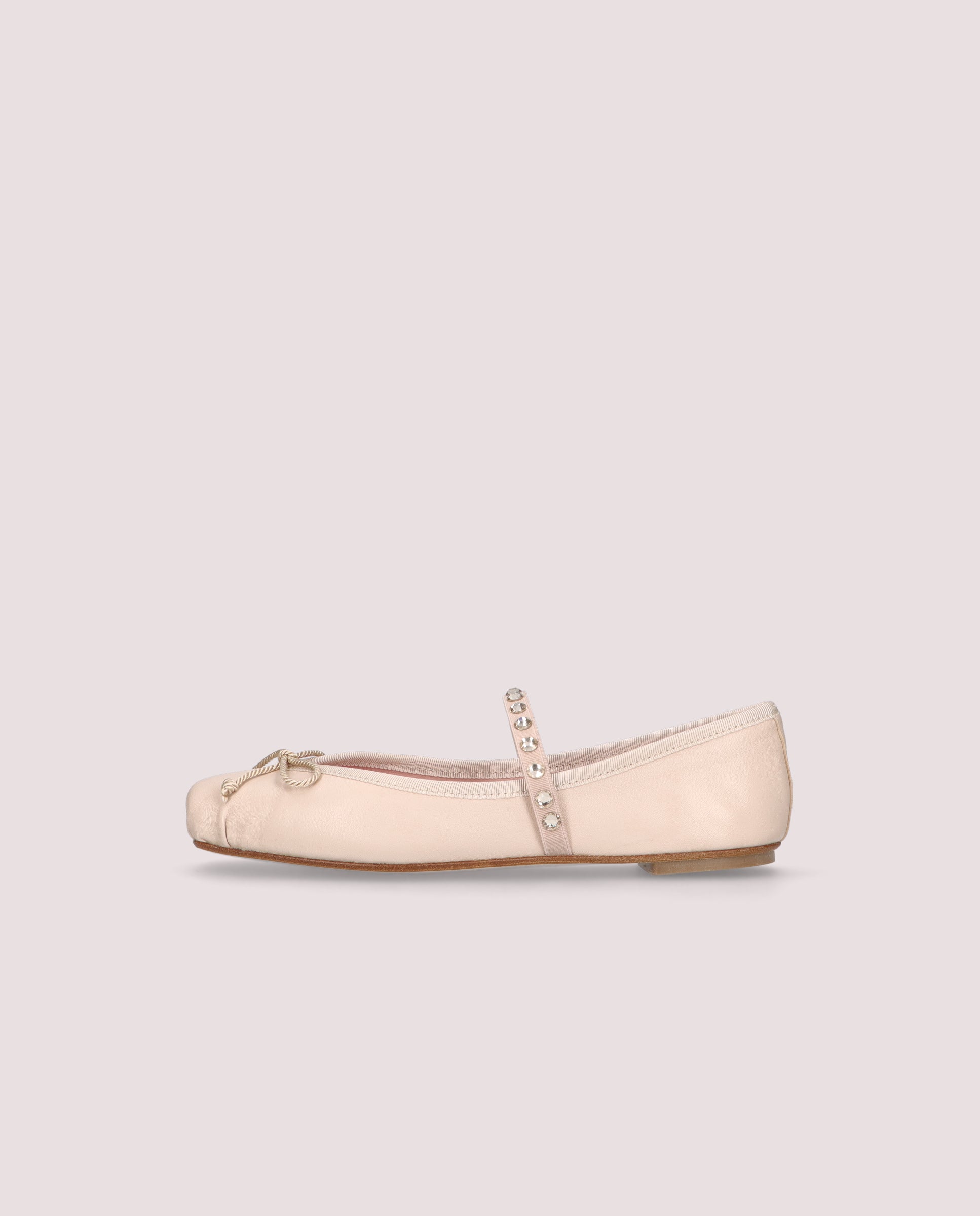 Kristen Rosas Leather Ballerinas