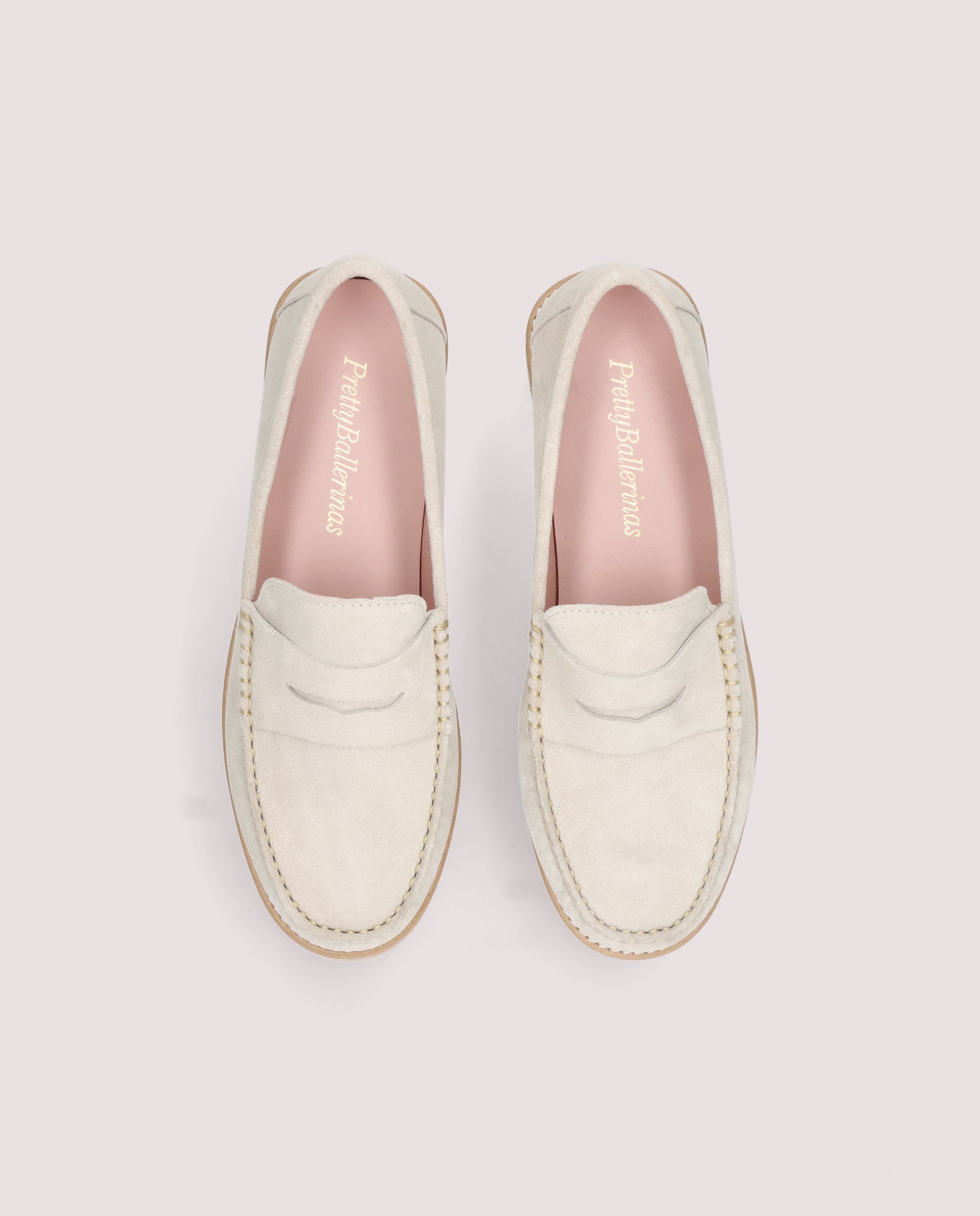 Josephine Grey Leather Loafers