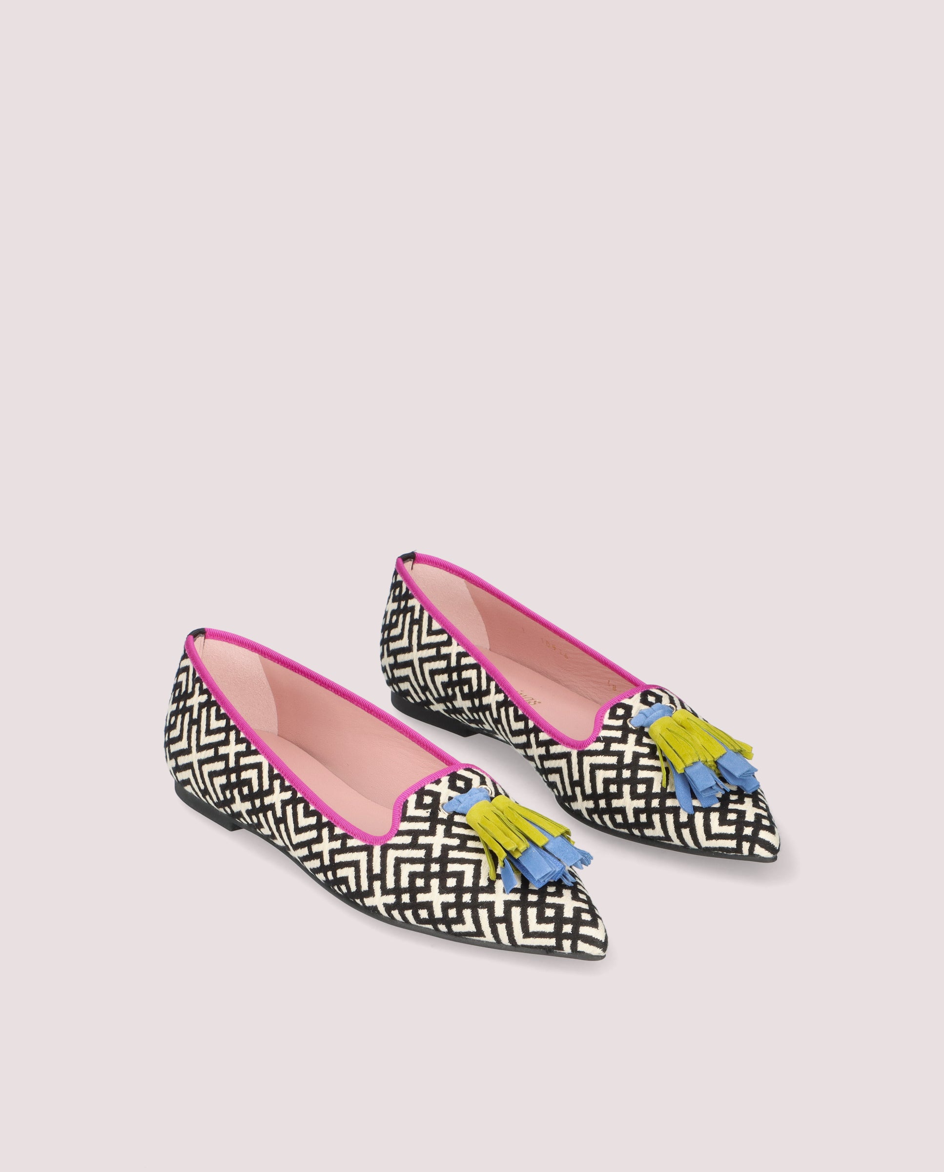 Ella Multicolor Woven Loafers