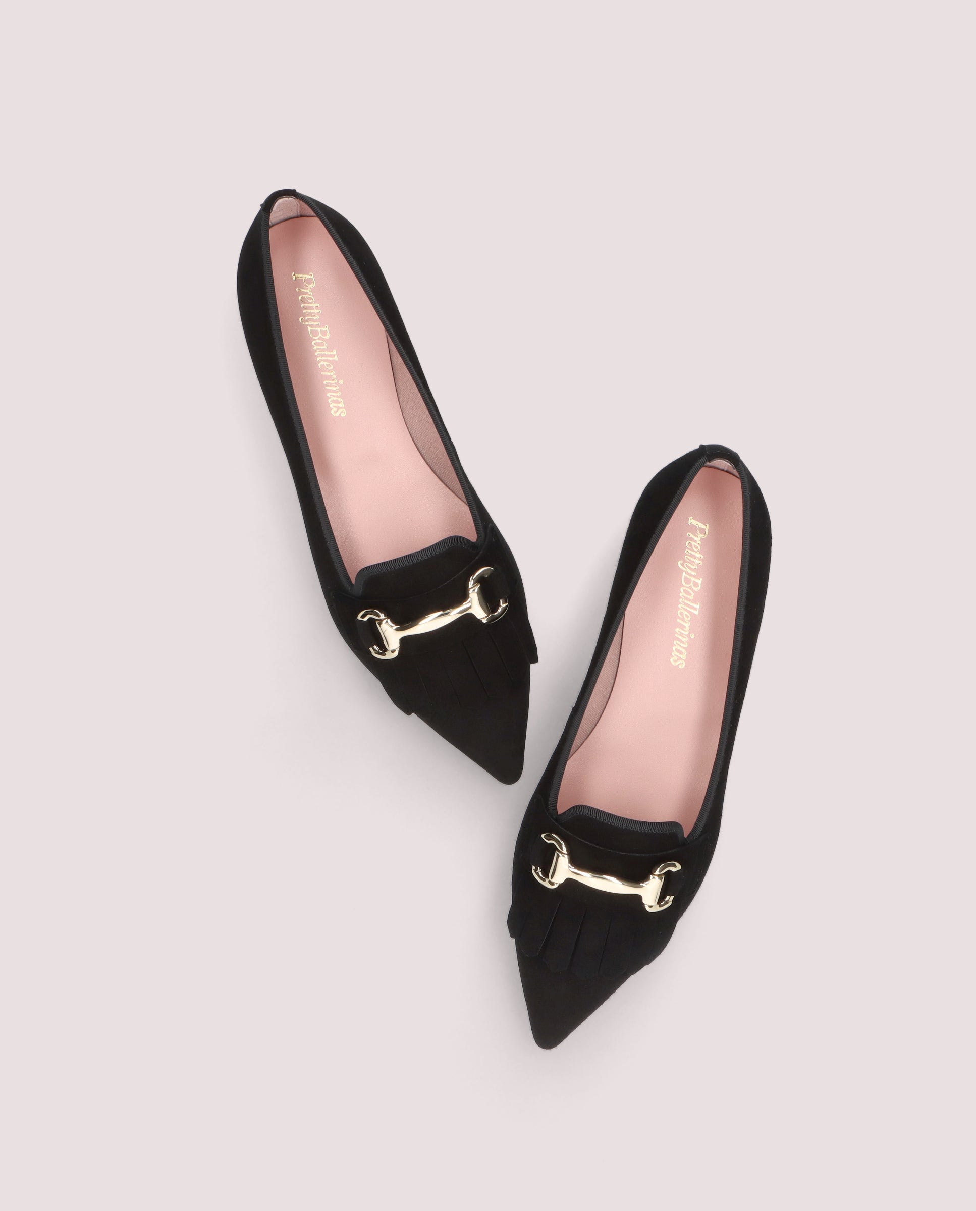 Black Suede Ella Loafers