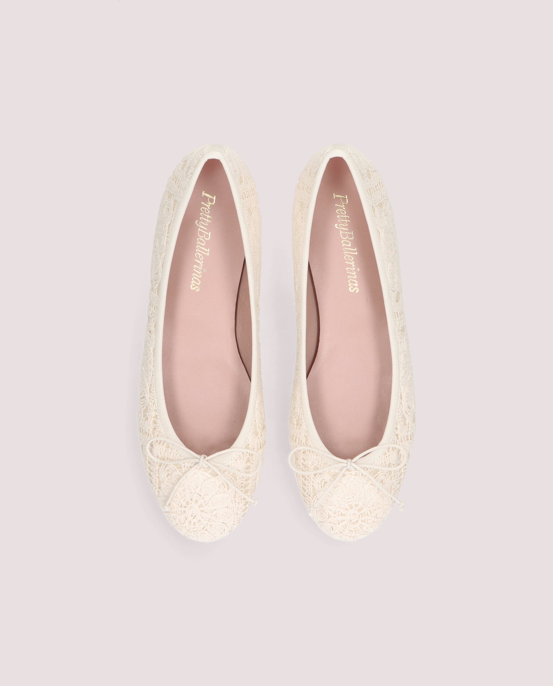 Nicole Beige Knitted Ballet Flats