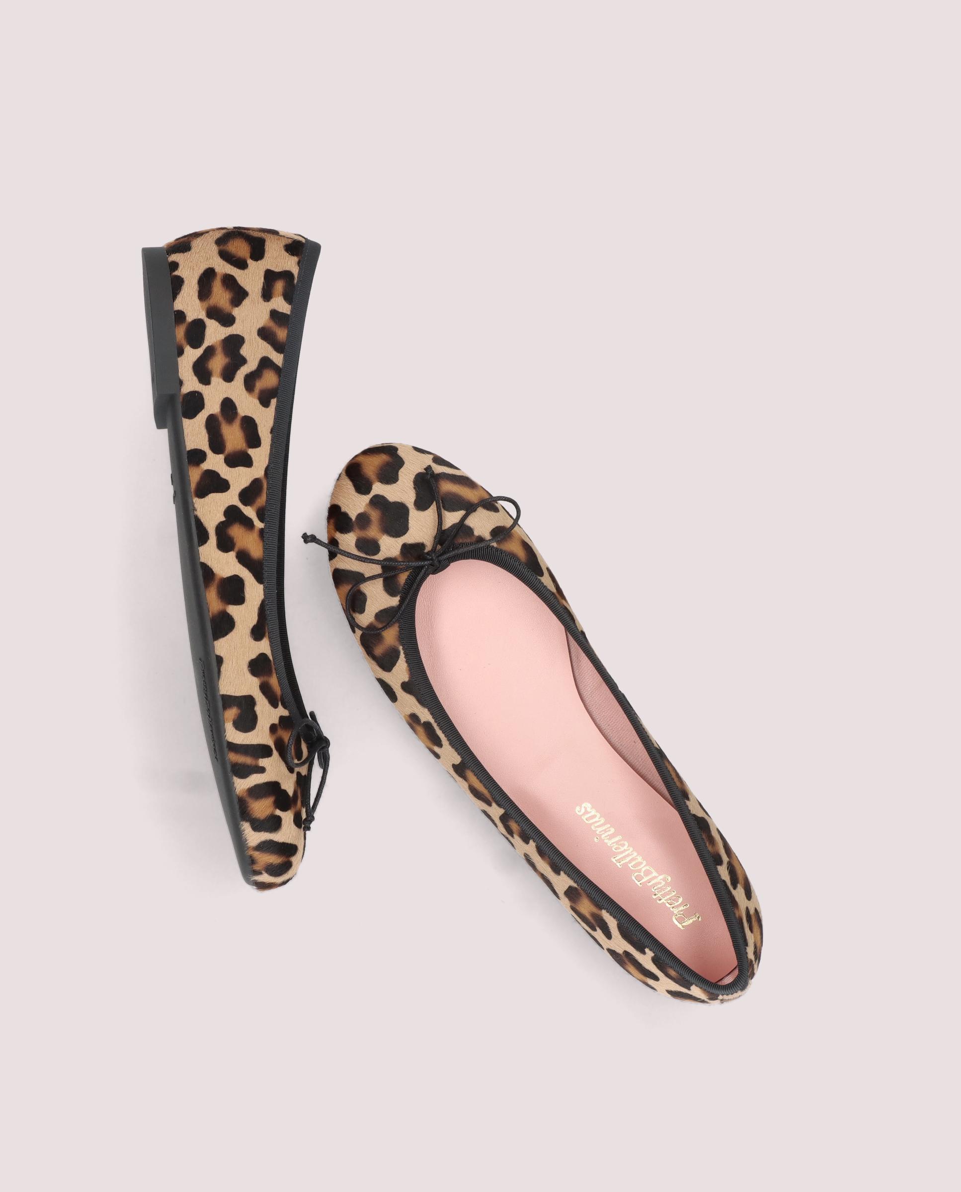 Nicole Beige Pony Ballet Flats