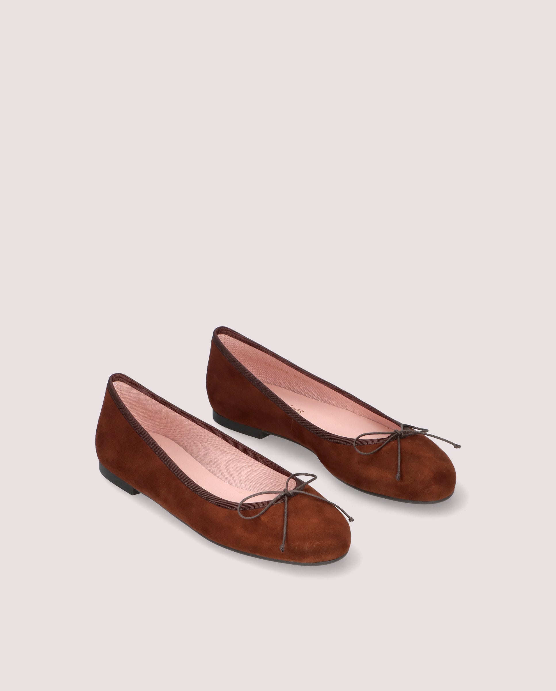 pretty ballerinas Nicole Brown Suede Ballet Flats Online | Shoes