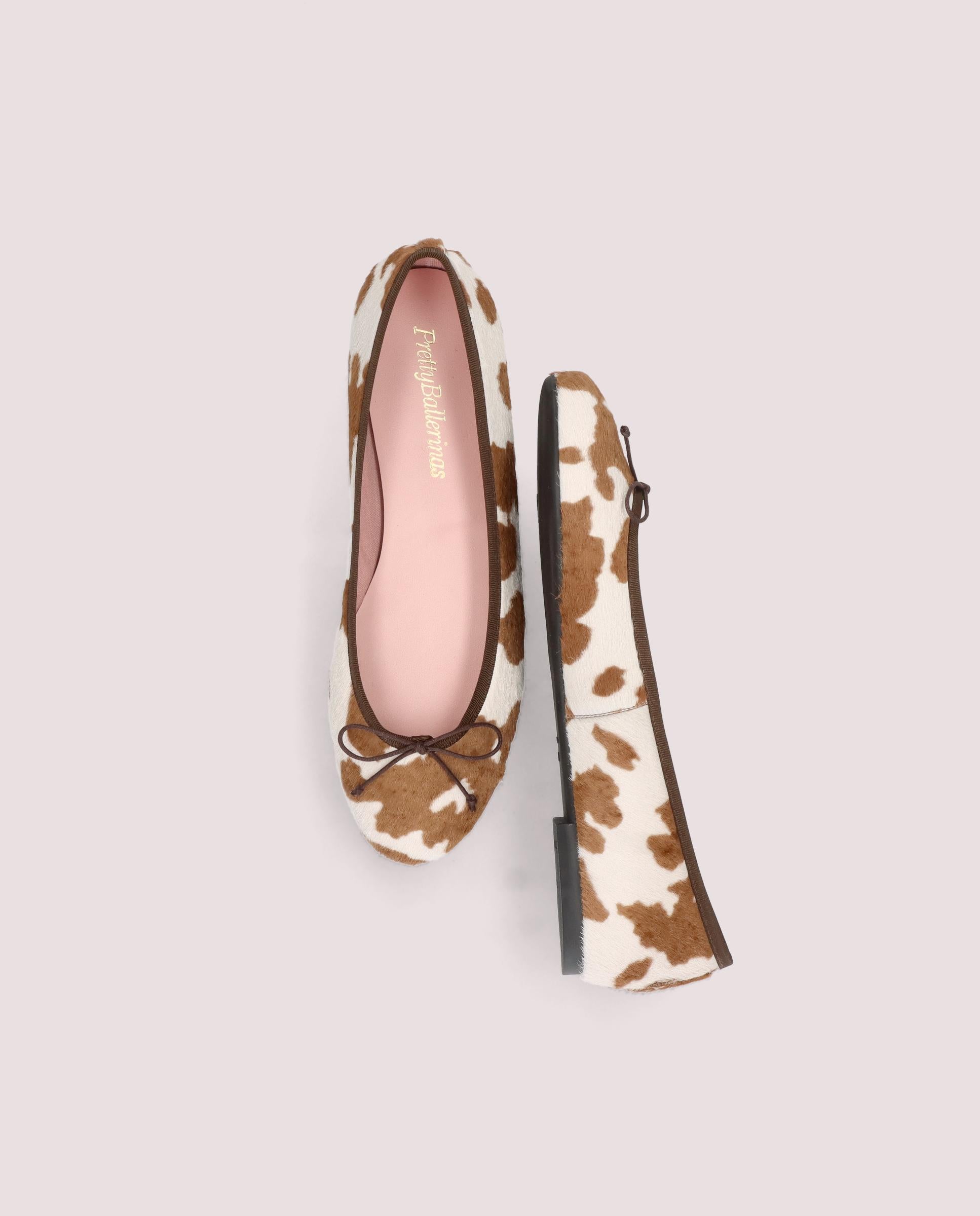 Nicole Animal Print Pony Ballet Flats