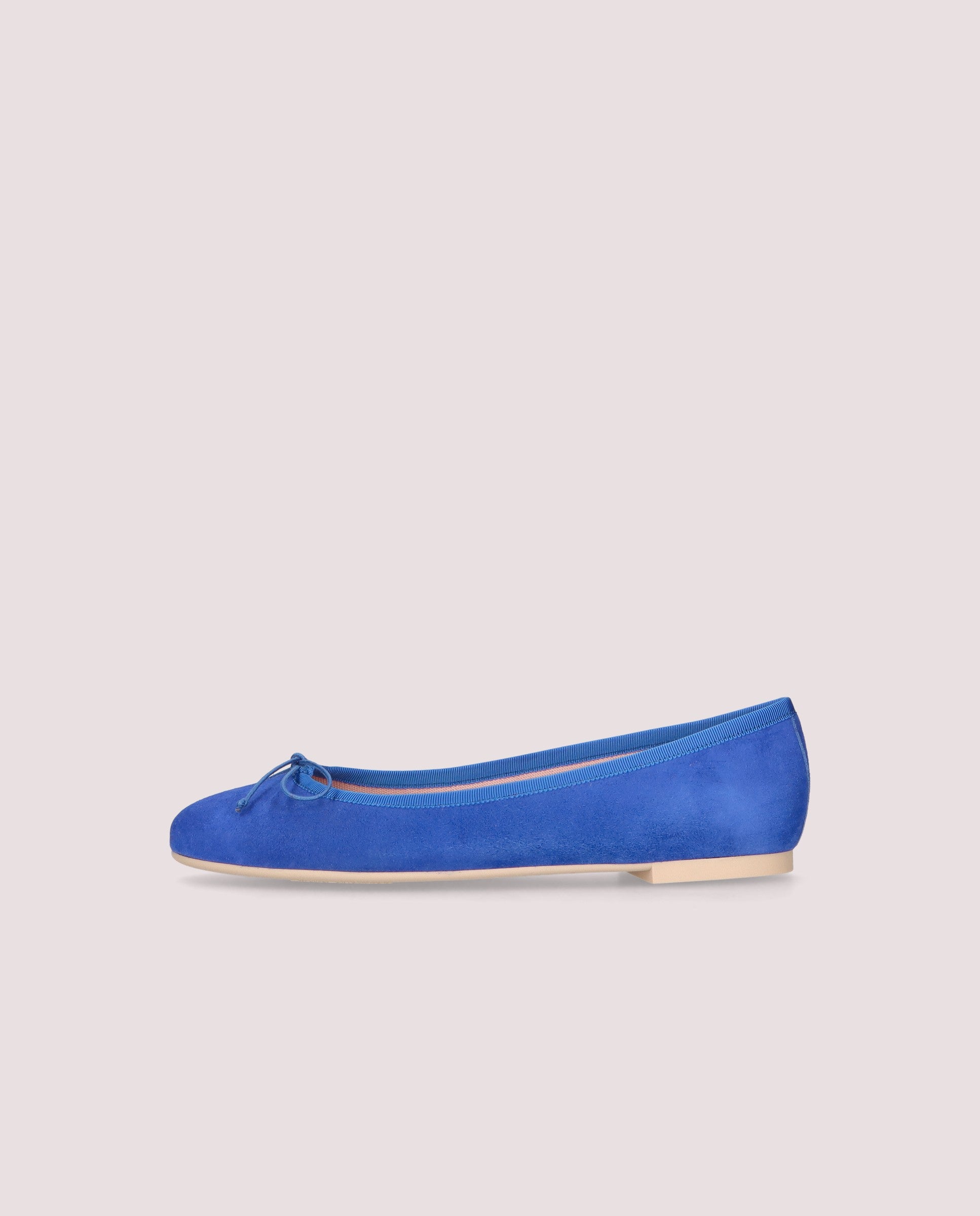 Nicole Blue Suede Ballerinas