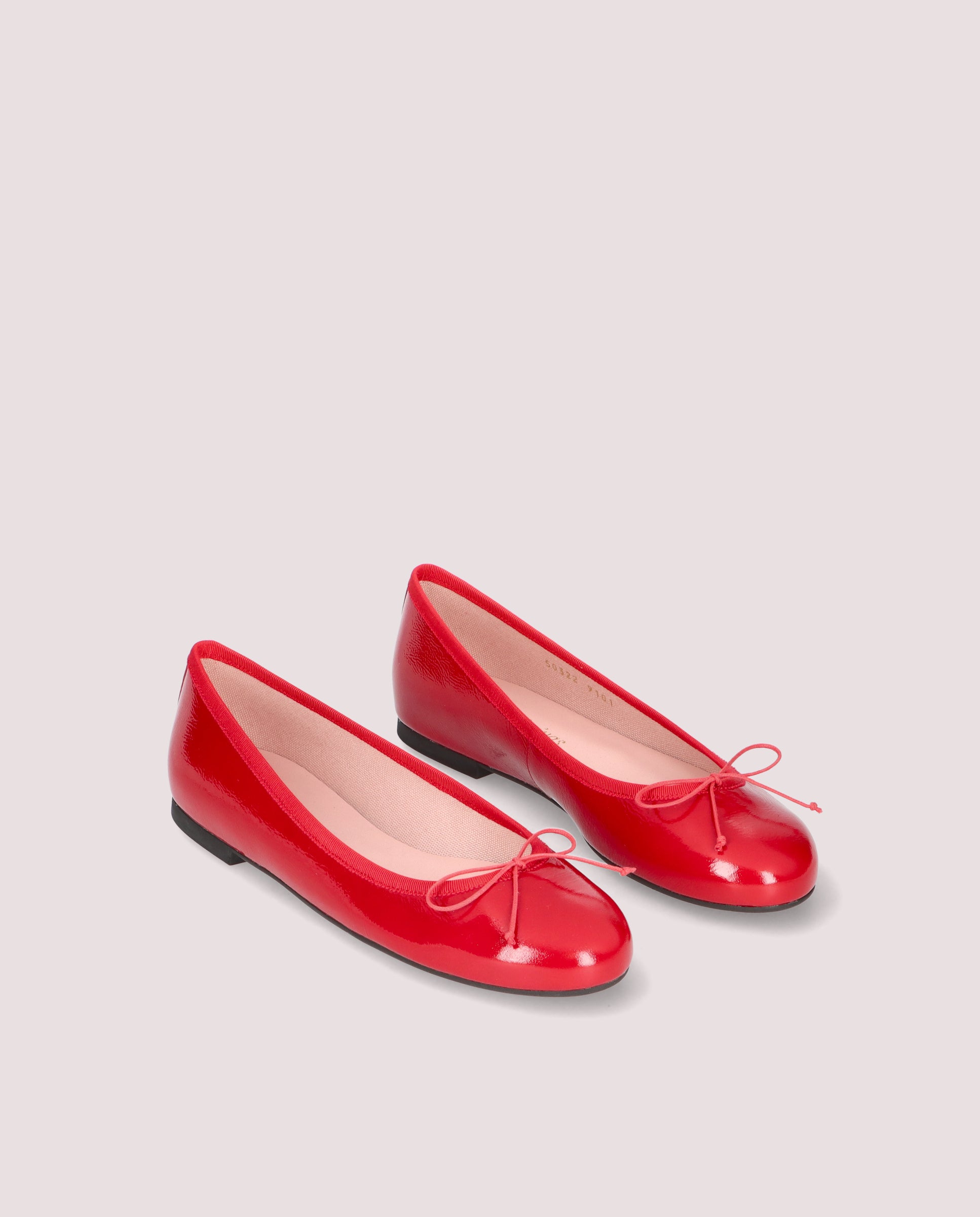 Nicole Rojos Patent Leather Ballet Flats