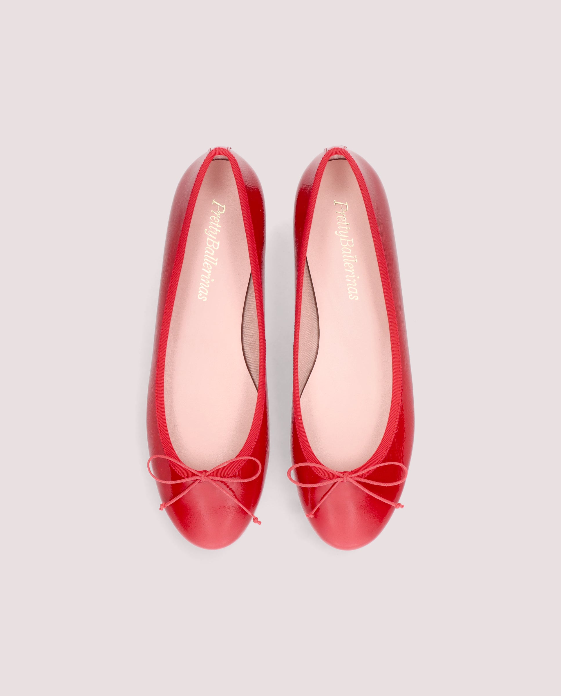 Nicole Rojos Patent Leather Ballet Flats