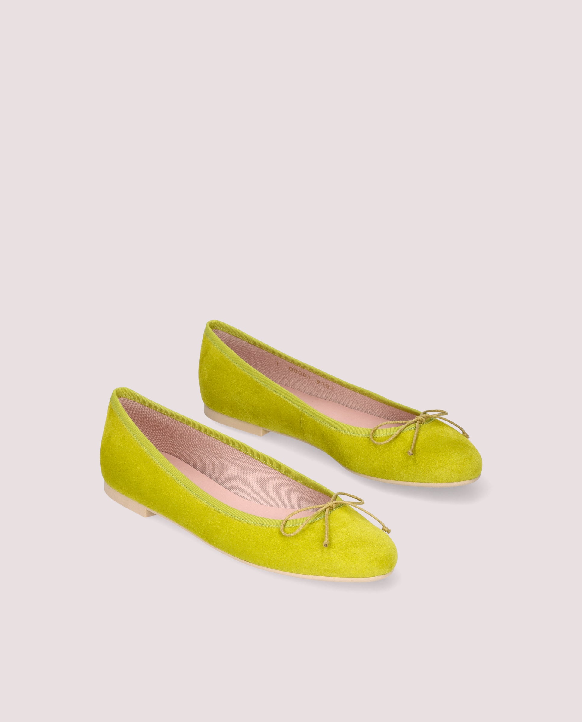 Nicole Green Suede Ballet Flats