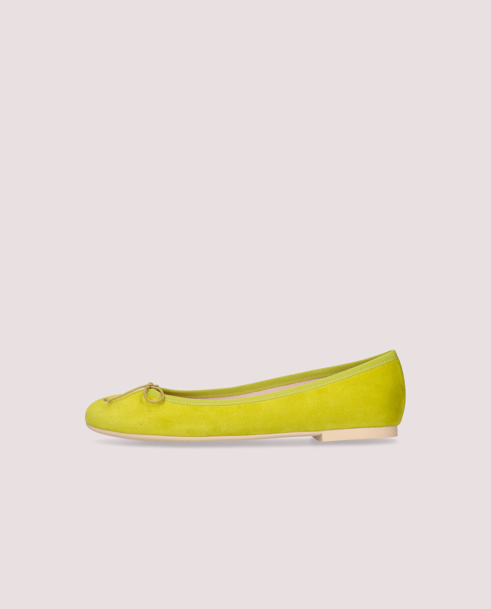 Nicole Green Suede Ballet Flats