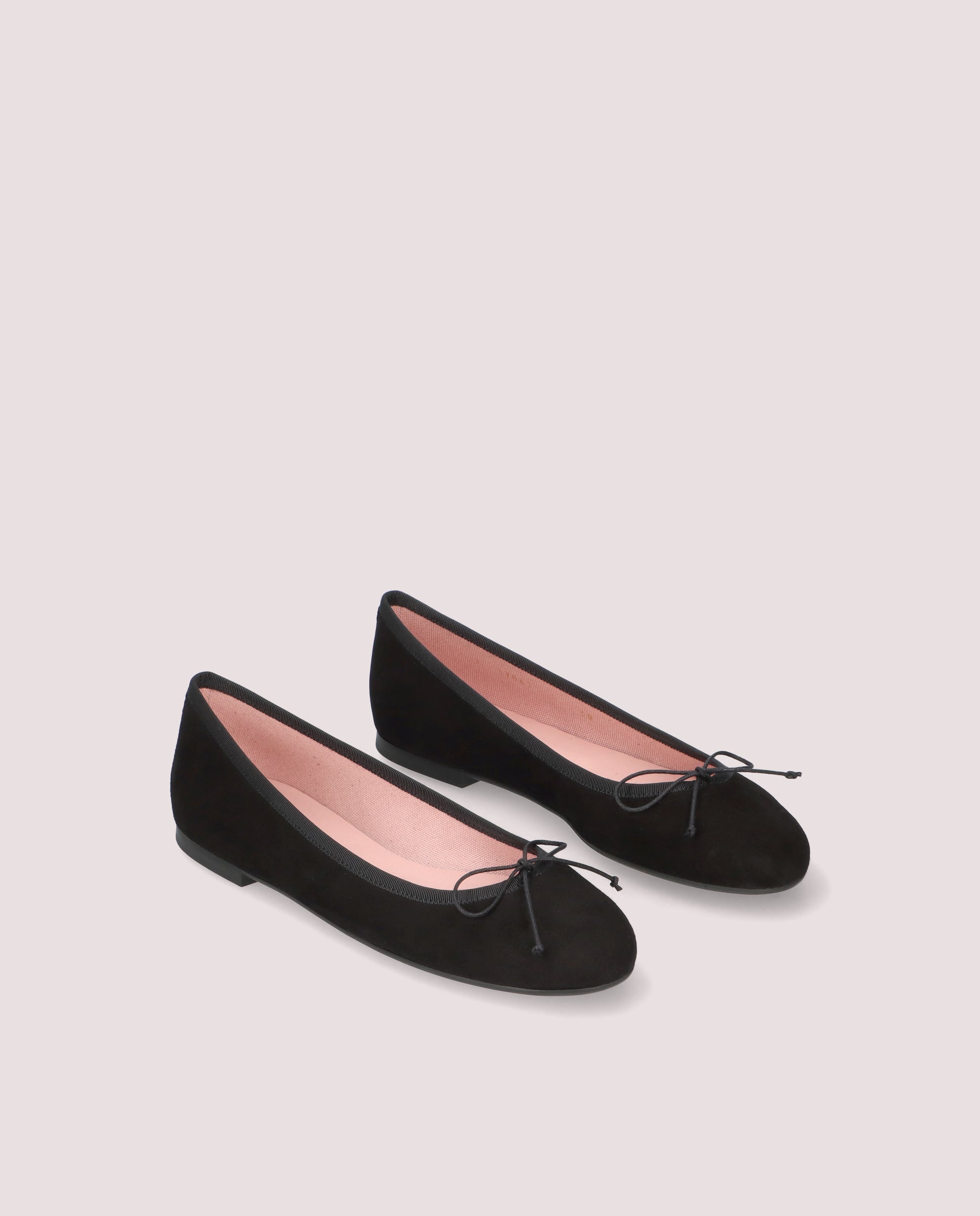 Nicole Negros Suede Ballerinas