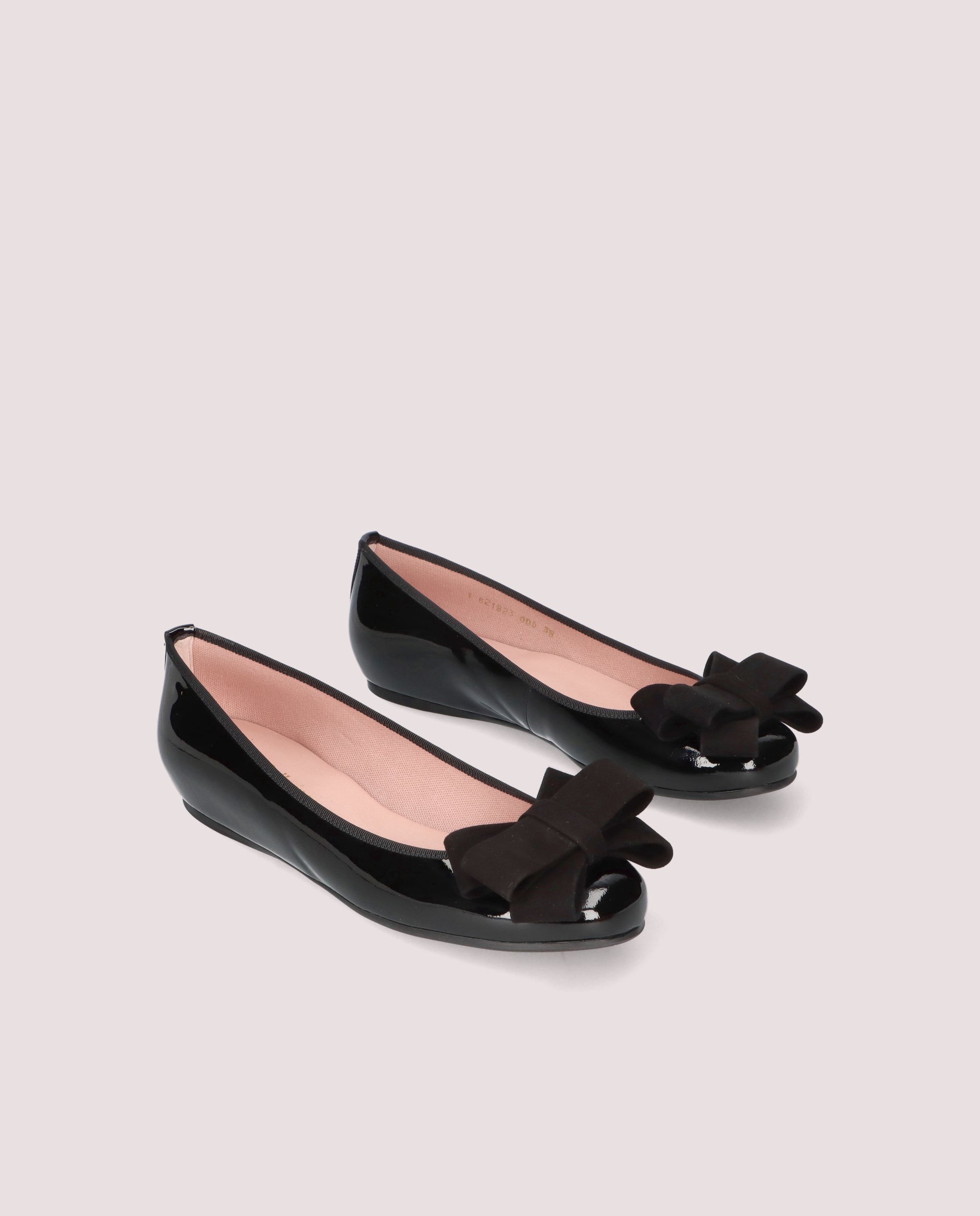 Gwyneth Black Patent Leather Ballerinas