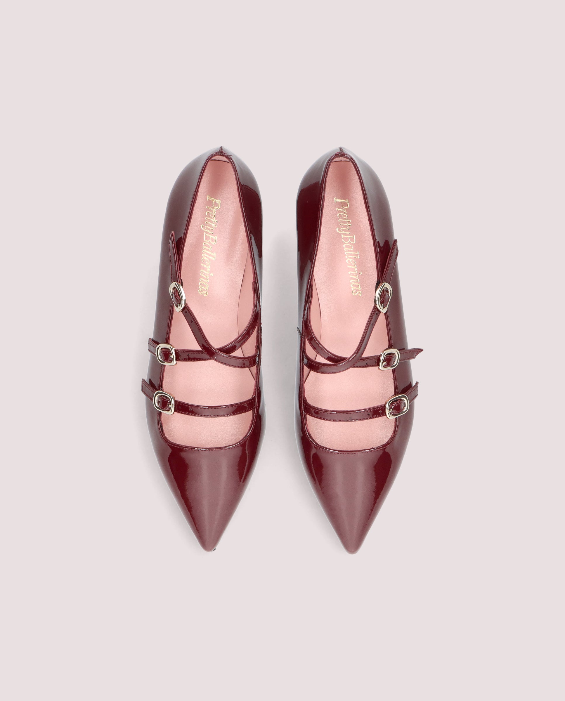 Clementine Red Patent Leather Ballerinas