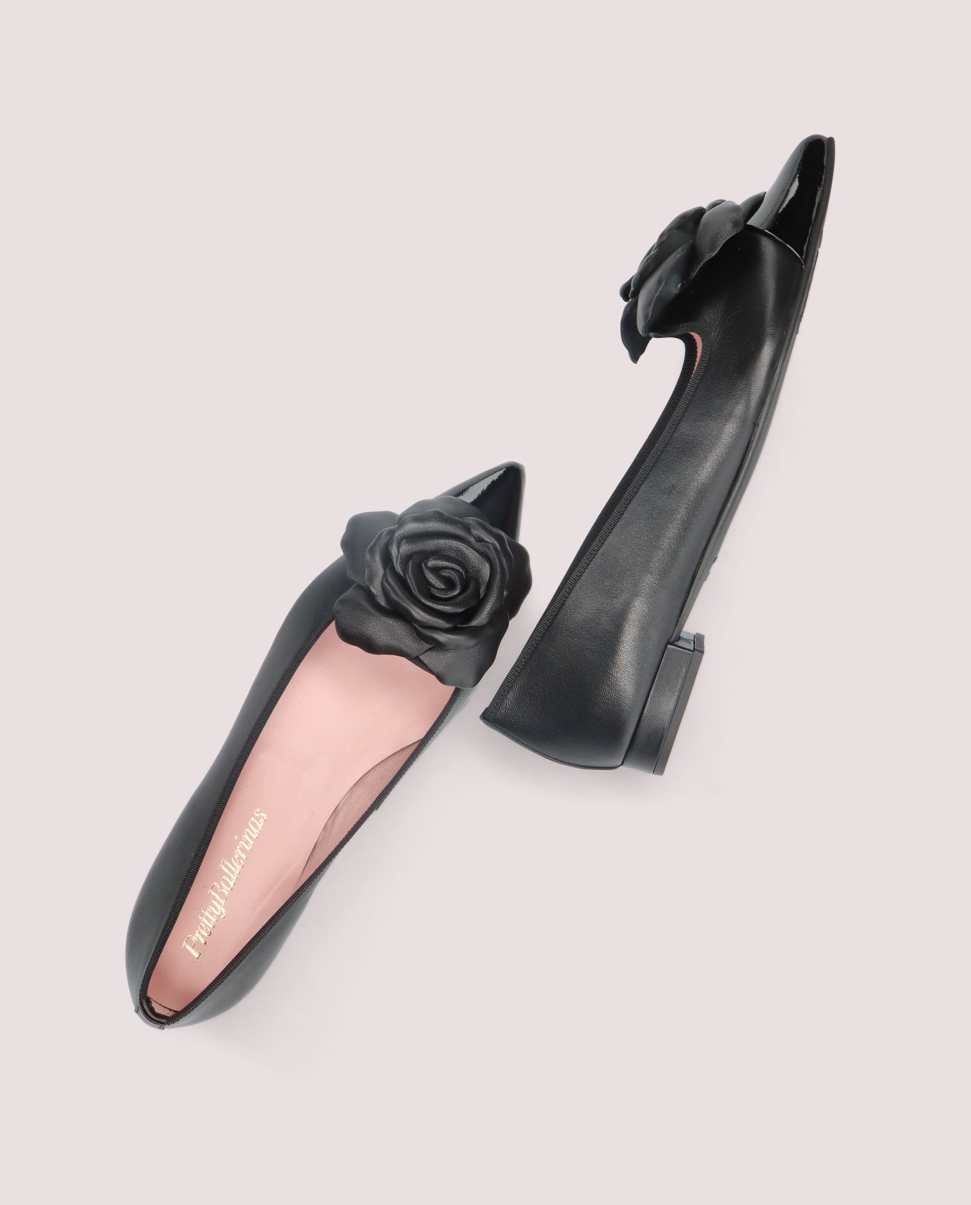 Clementine Black Leather Loafers