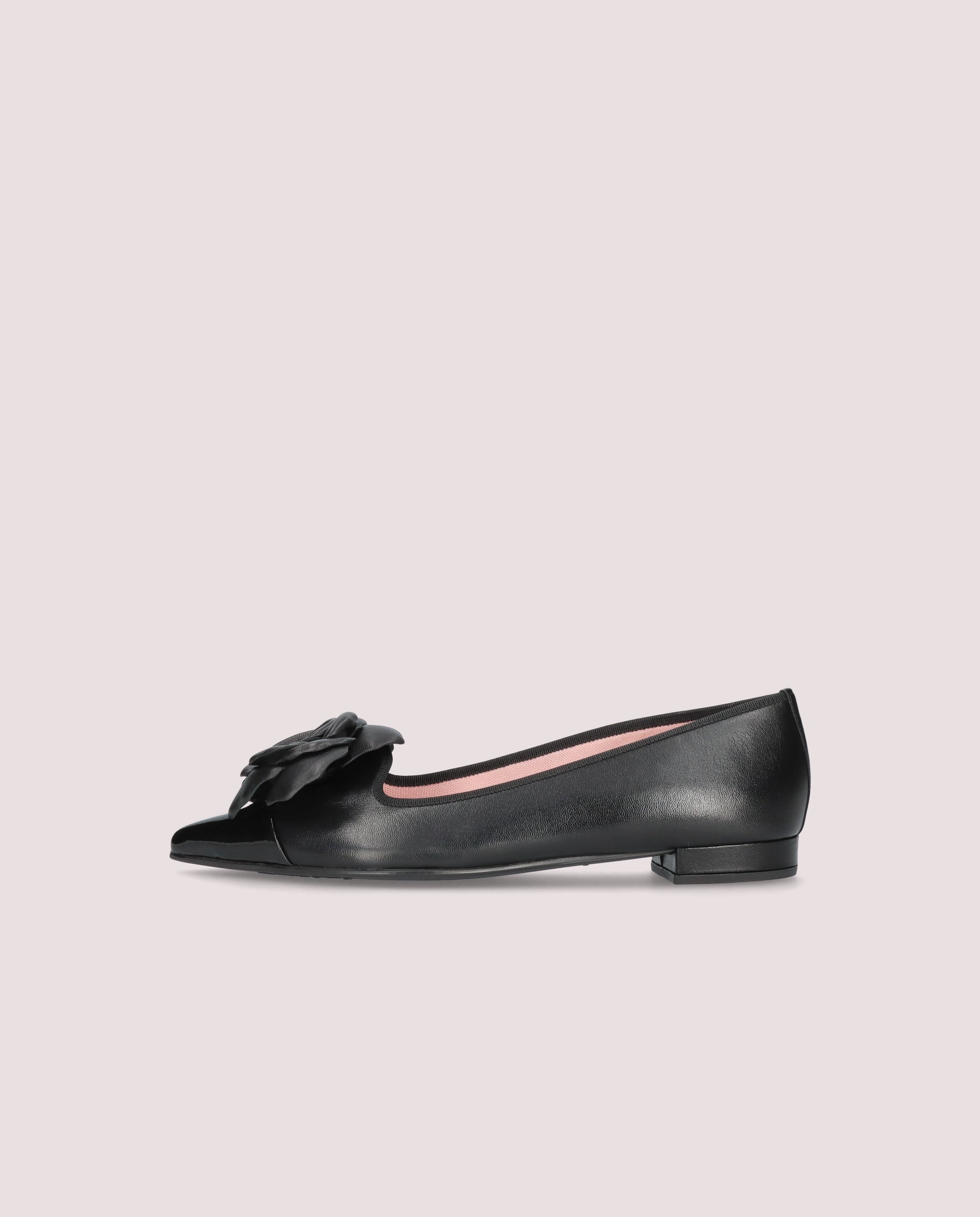Clementine Black Leather Loafers