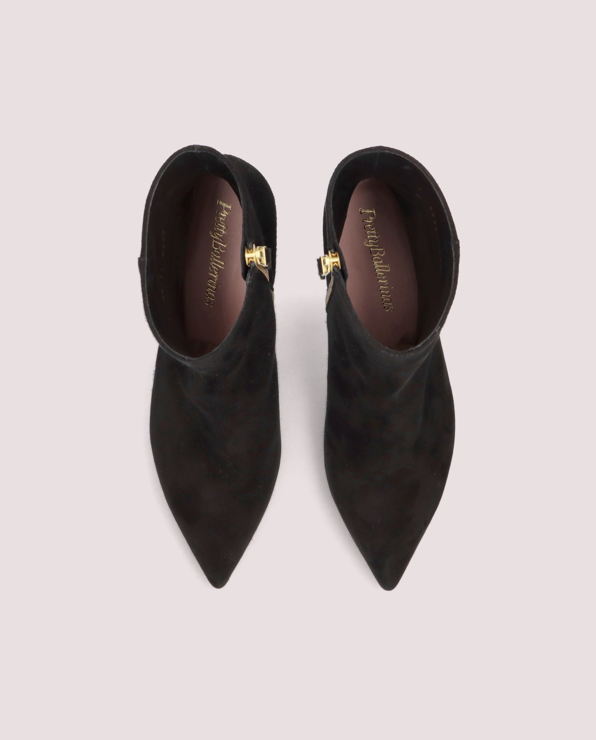 Kendall Black Suede Ankle Boots