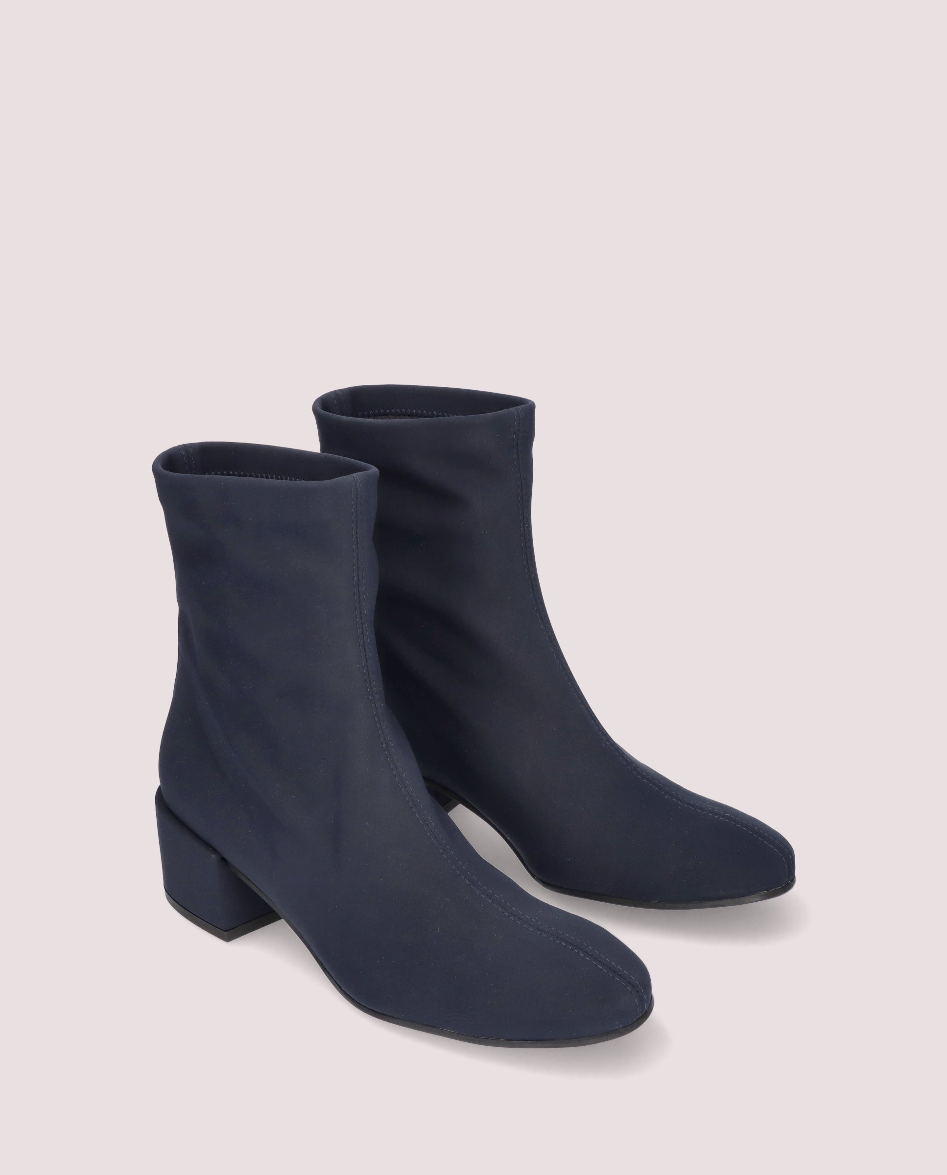 Jendayi Blue Woven Ankle Boots