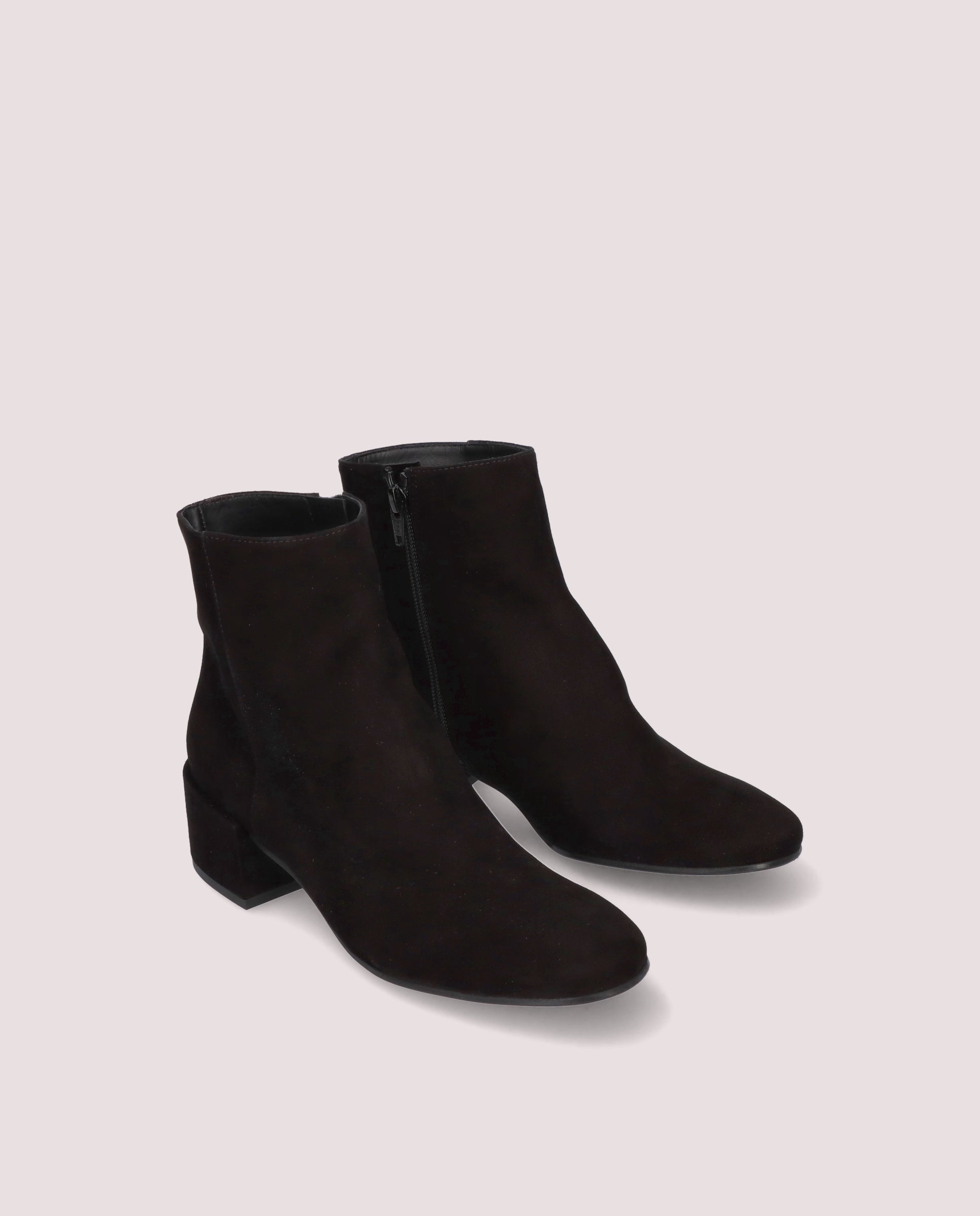 Jendayi Black Suede Ankle Boots