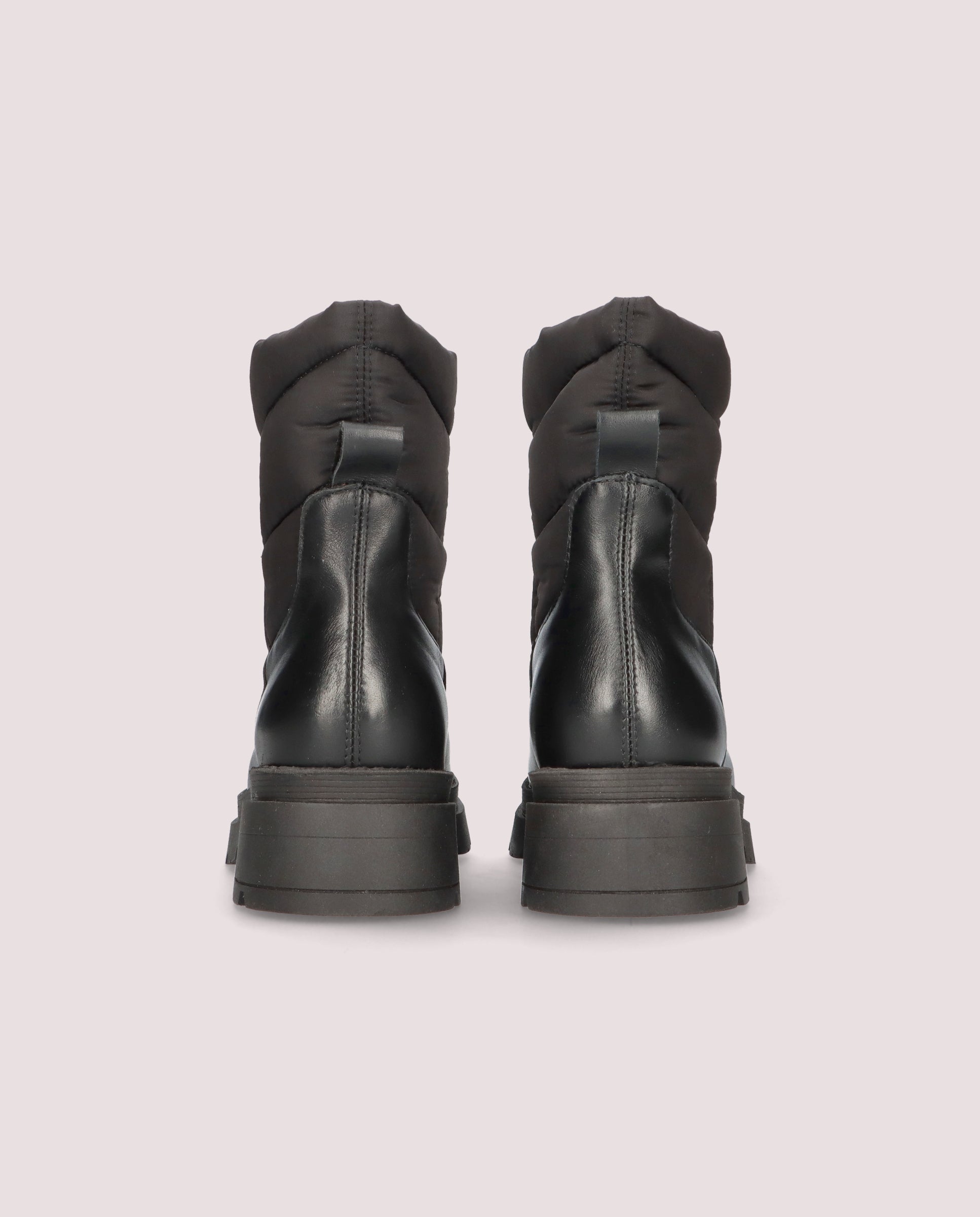 Black Ramia Leather Ankle Boots