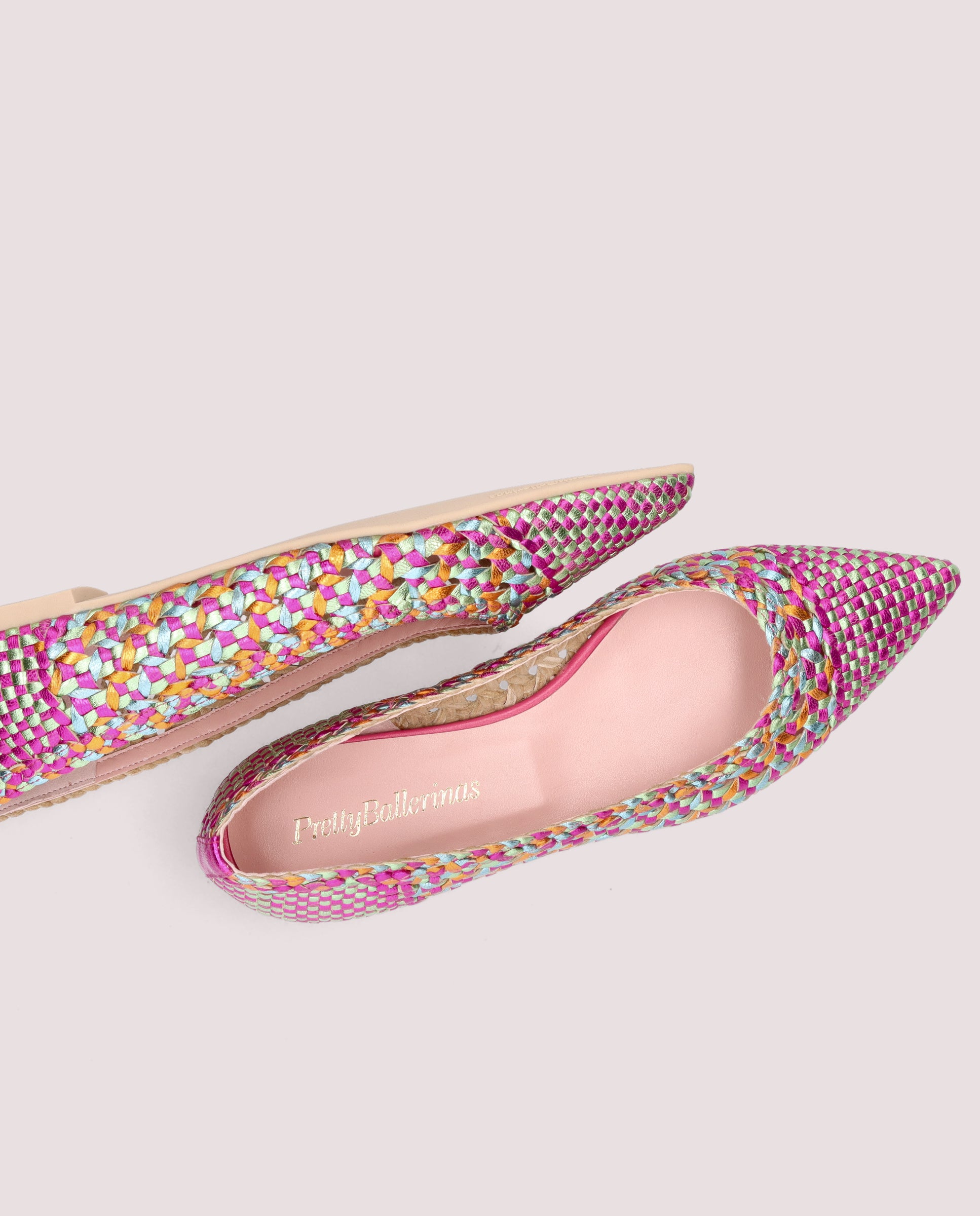 Ella Multicolor Leather Ballerinas