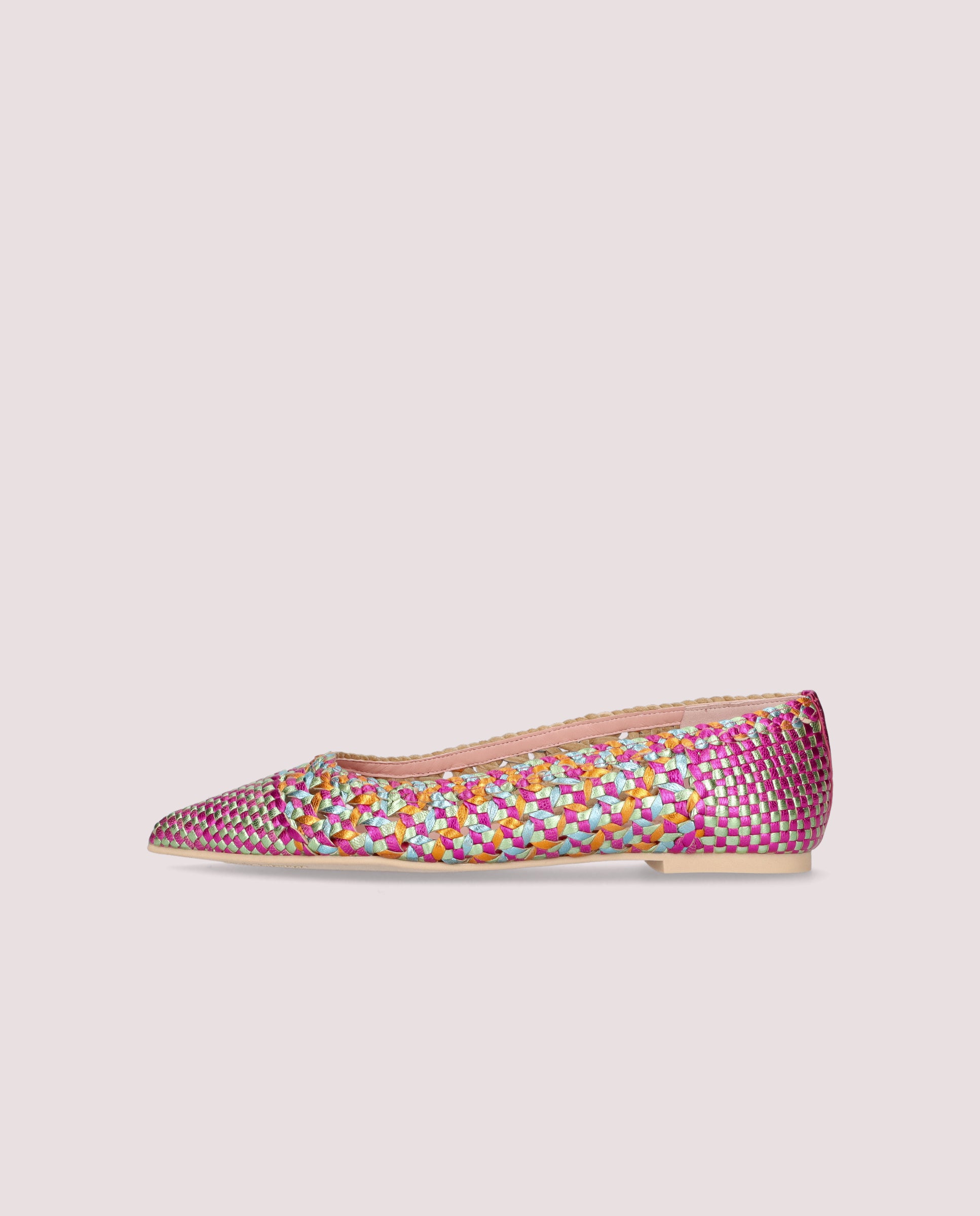 Ella Multicolor Leather Ballerinas