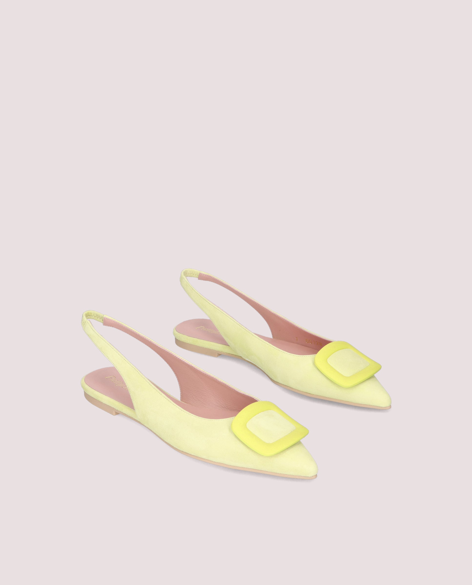 Ella Green Suede Ballerinas