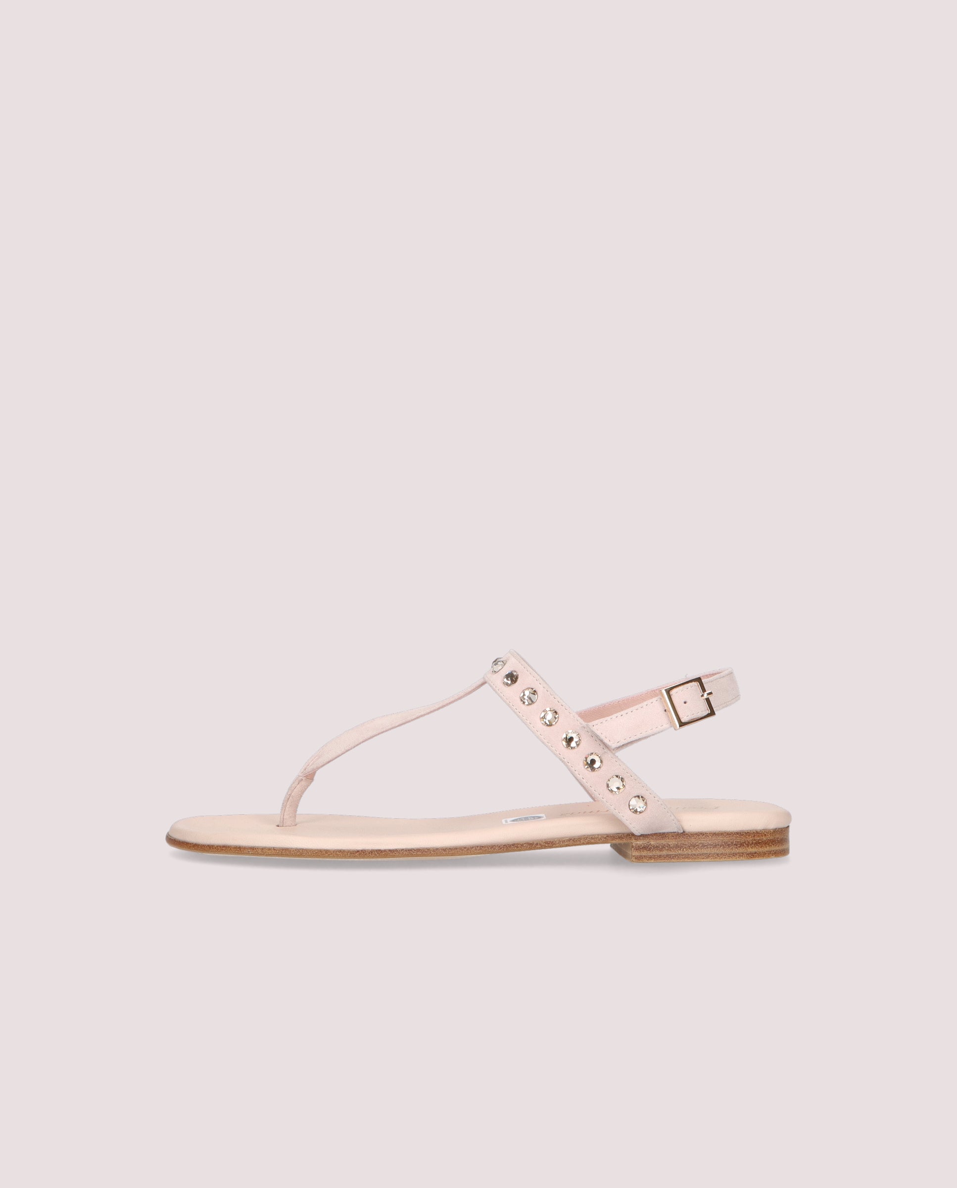 Judy Pink Suede Sandals