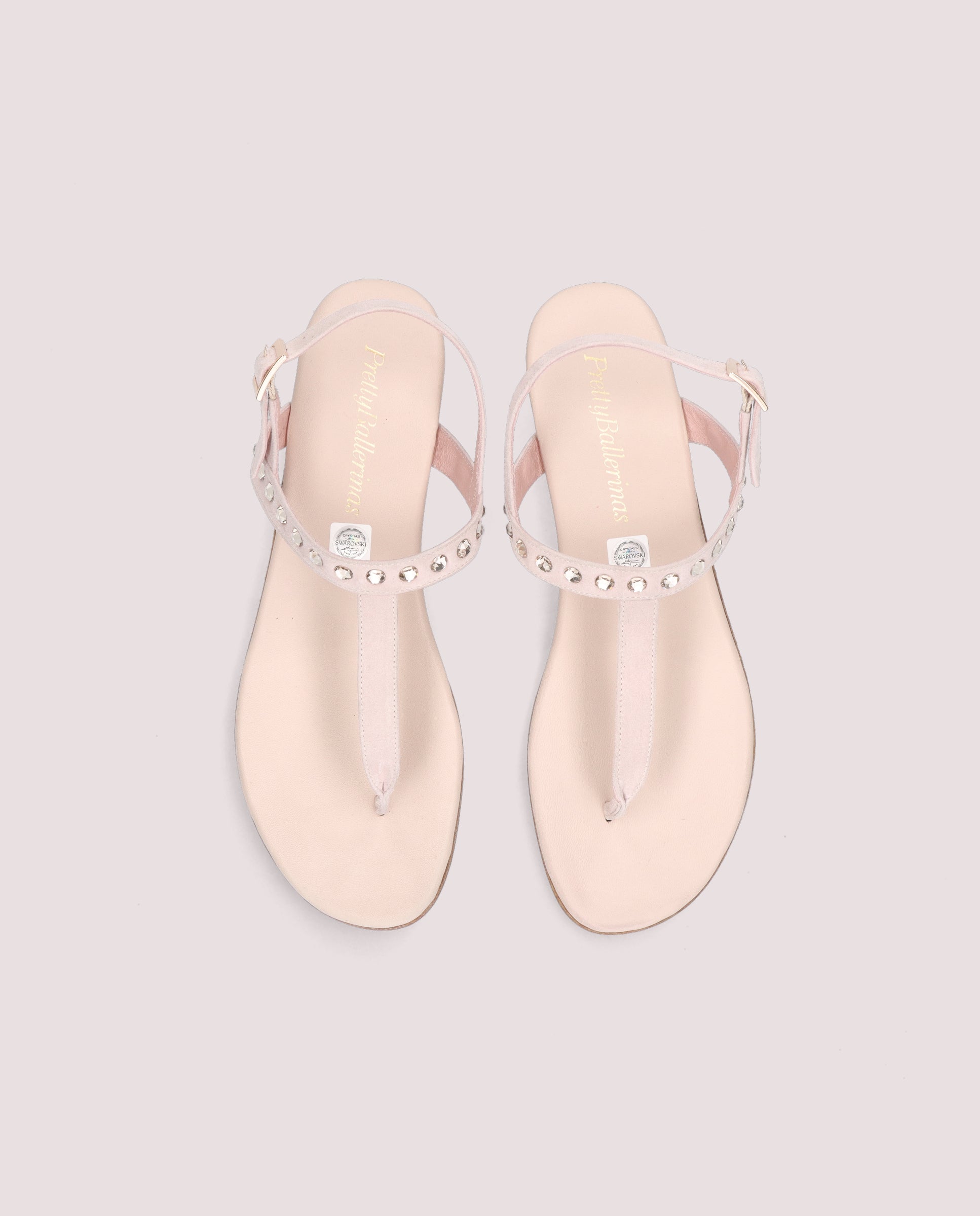 Judy Pink Suede Sandals