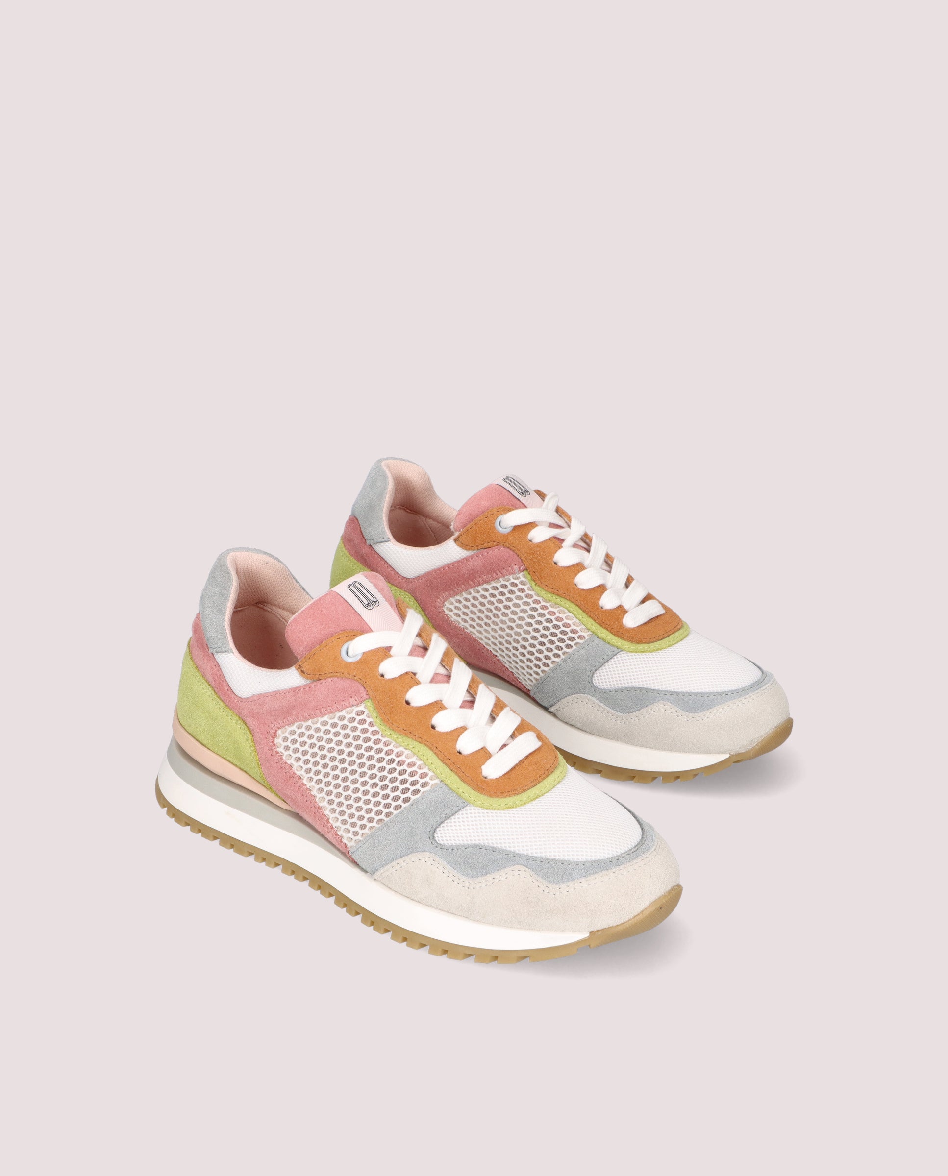 Nina Multicolor Suede Sneakers