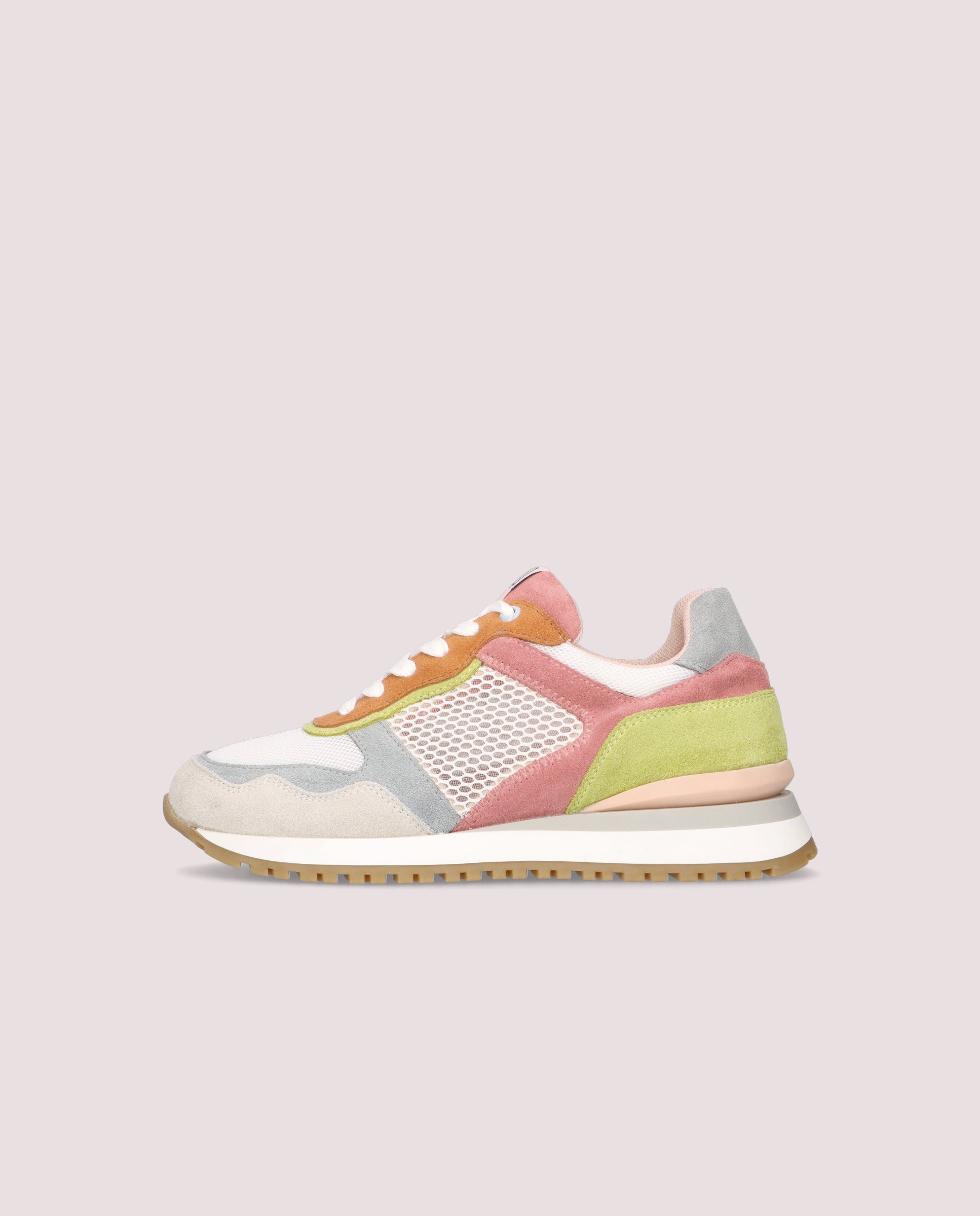 Nina Multicolor Suede Sneakers